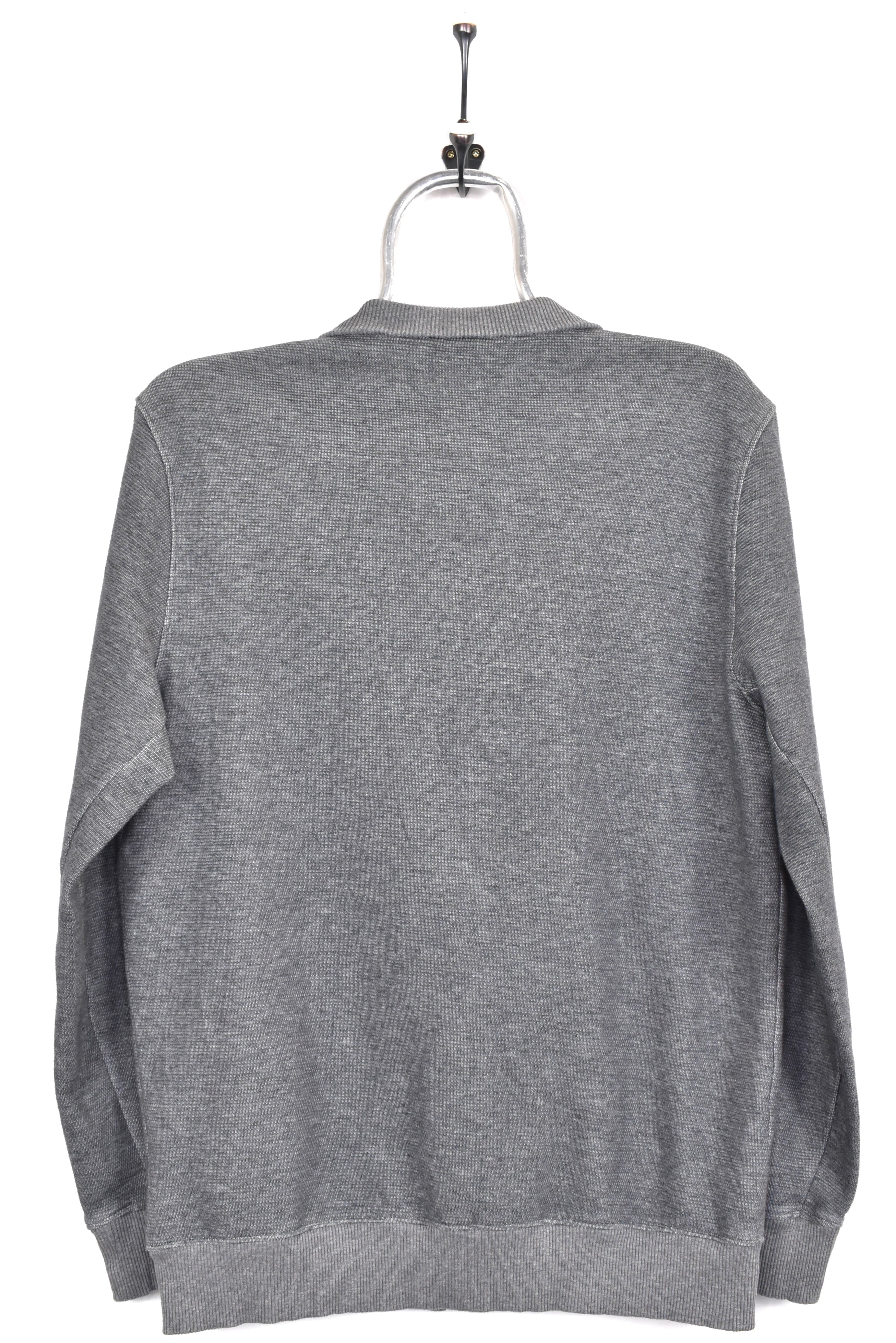 Vintage Calvin Klein jacket, grey embroidered collared jumper - AU Small CALVIN KLEIN
