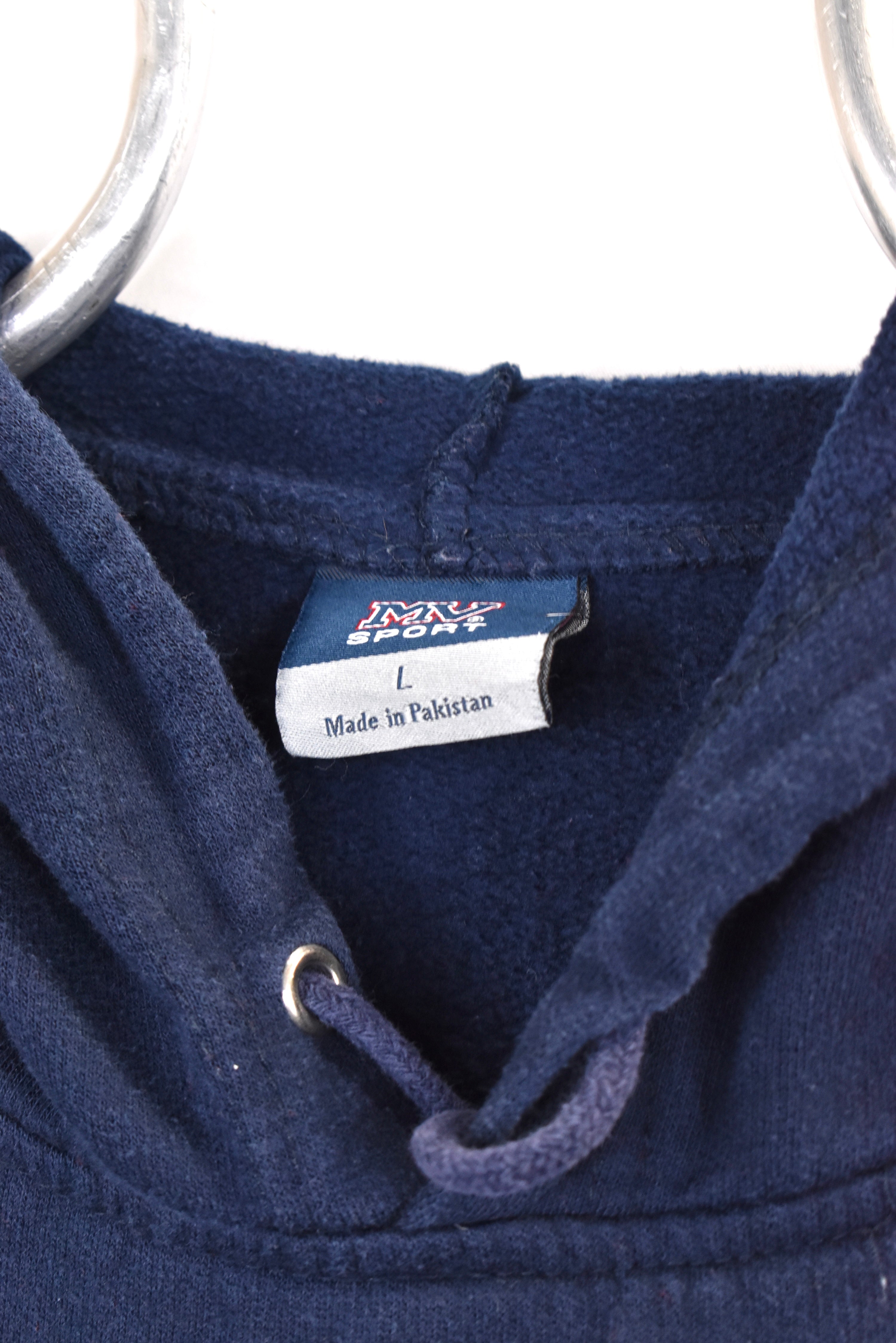 Vintage University of Illinois hoodie, navy blue graphic sweatshirt - AU Large COLLEGE