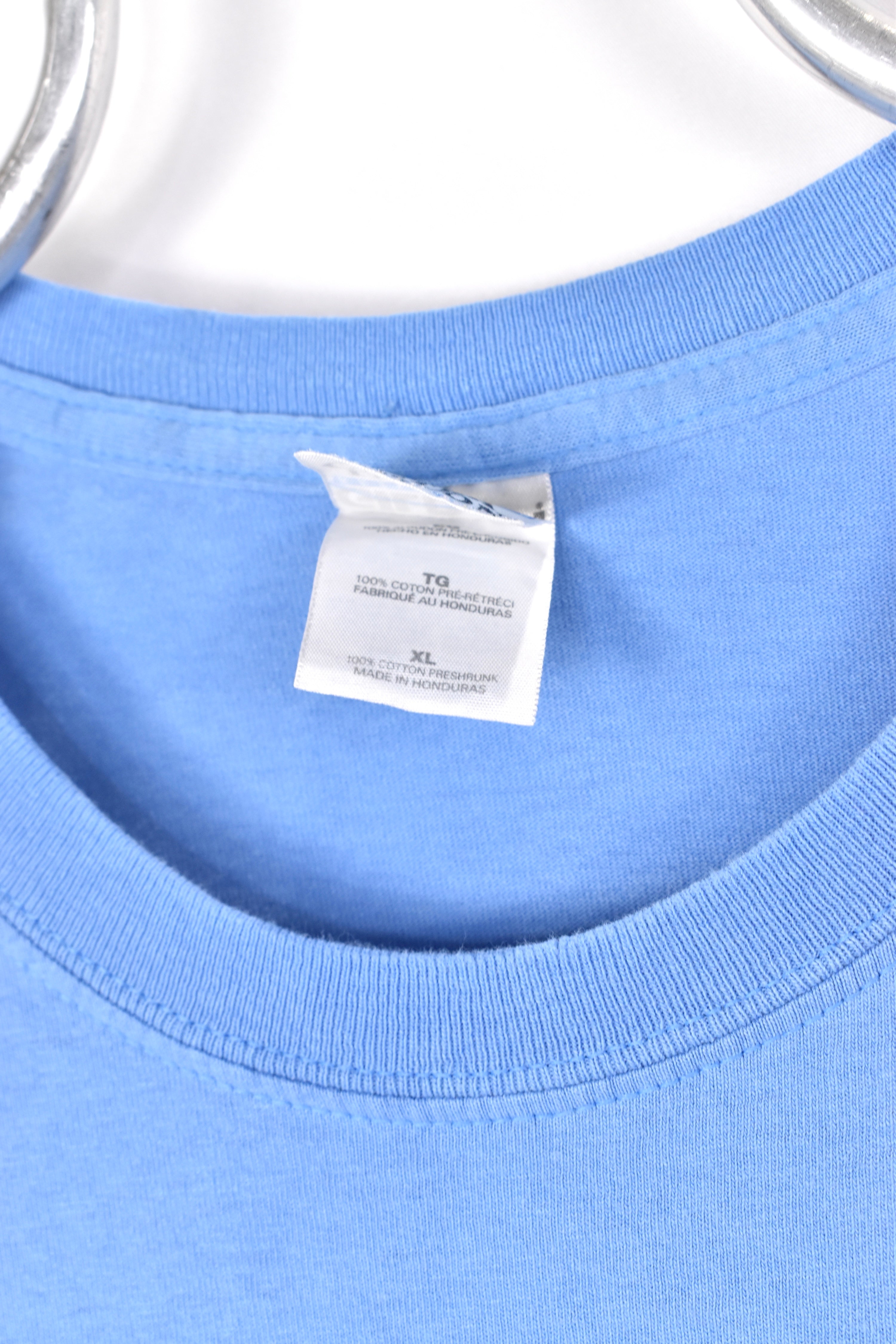 Vintage Becker football shirt, college blue graphic tee - AU XL COLLEGE