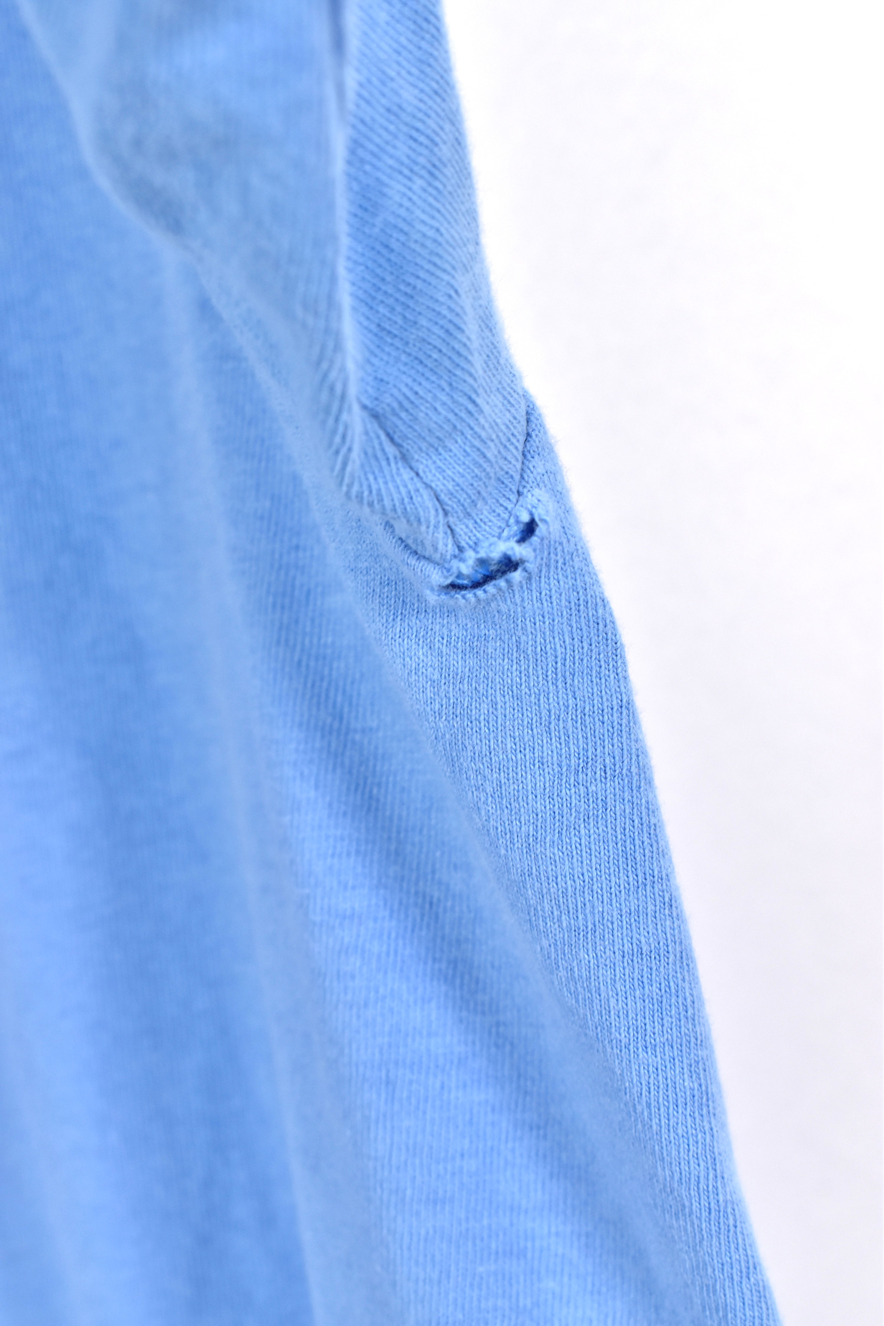 Vintage Becker football shirt, college blue graphic tee - AU XL COLLEGE