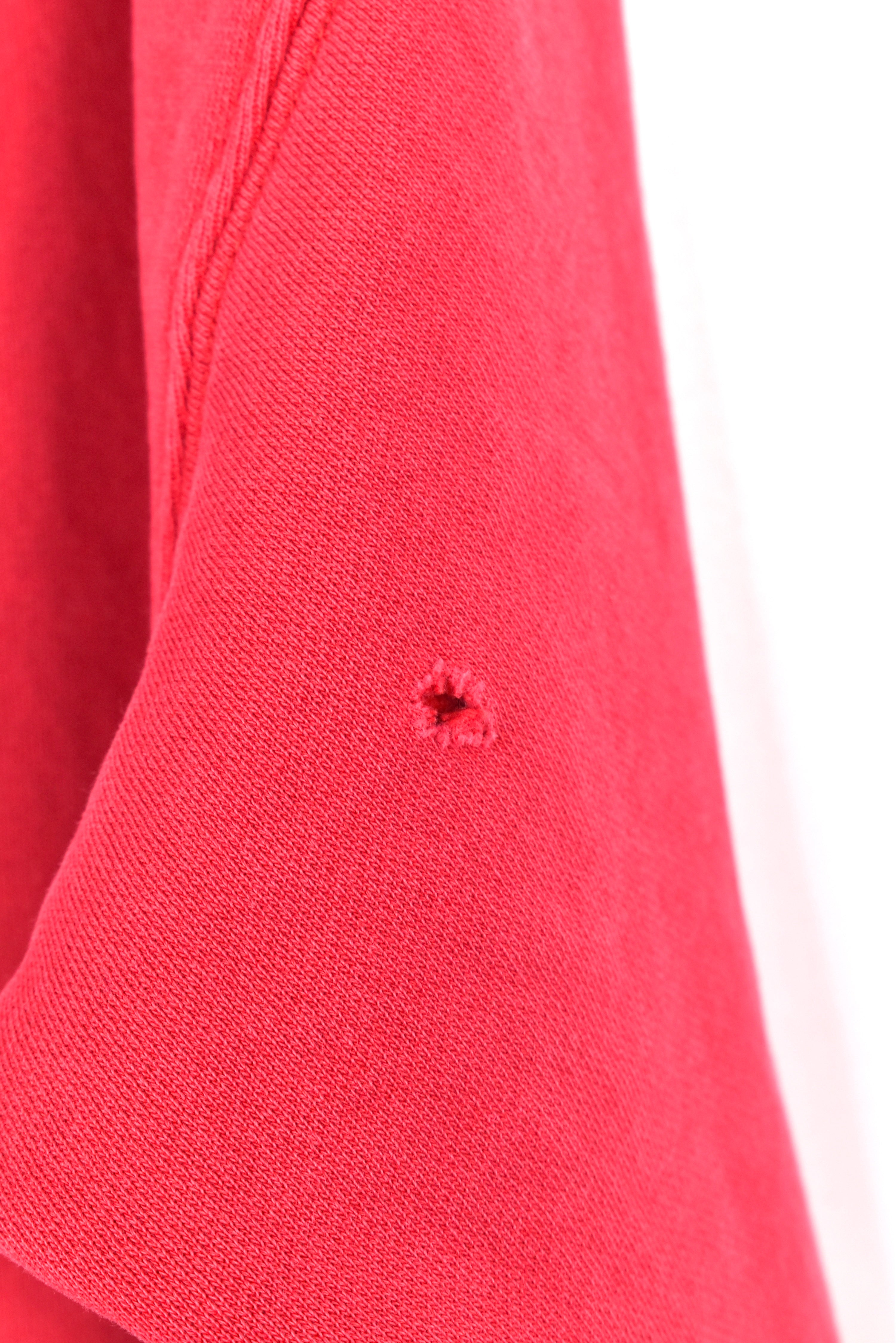 VINTAGE DISNEY MICKEY MOUSE EMBROIDERED RED SWEATSHIRT | LARGE DISNEY / CARTOON