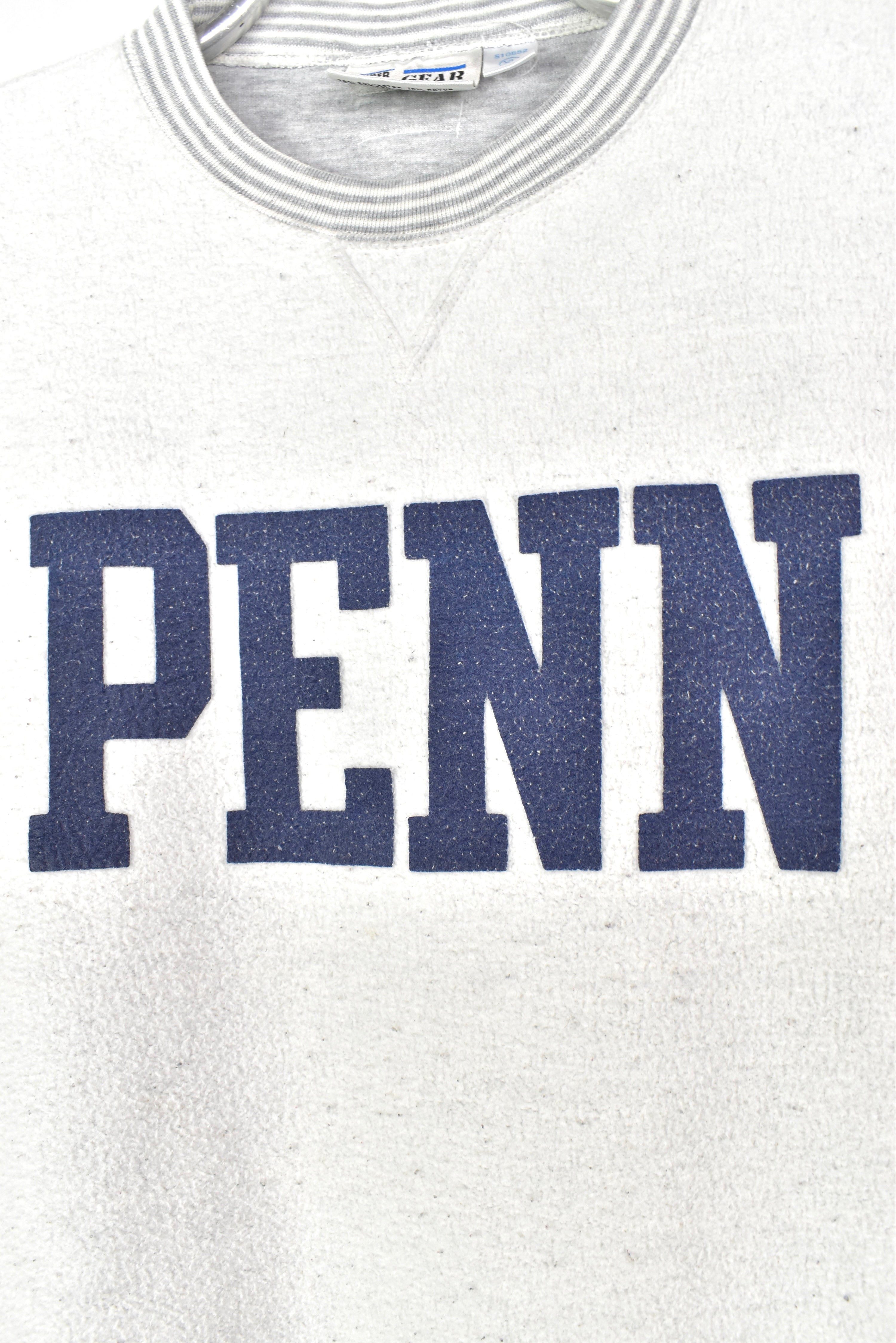 VINTAGE PENNSYLVANIA UNIVERSITY WHITE SWEATSHIRT | XL COLLEGE