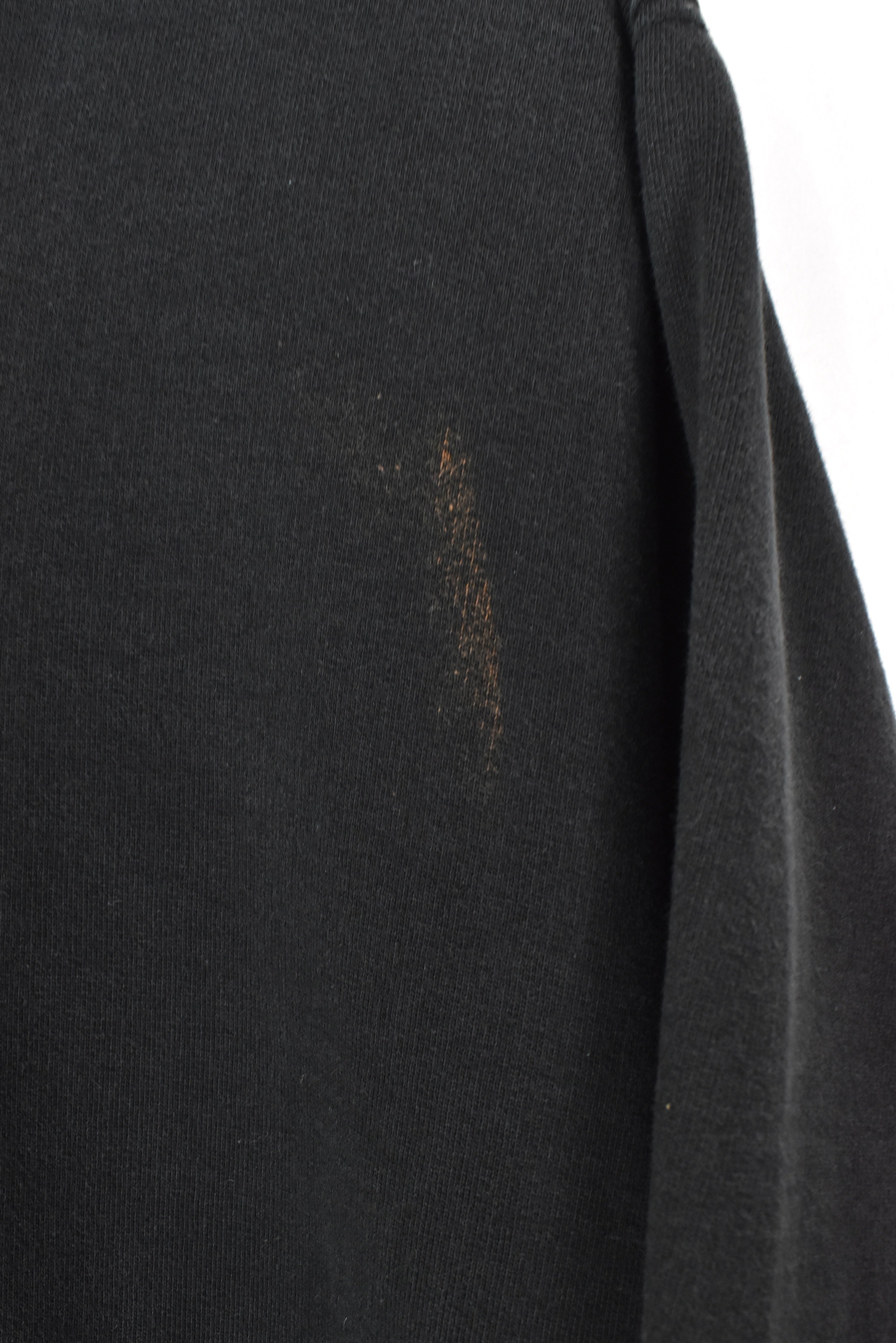 VINTAGE CATERPILLAR EMBROIDERED BLACK HOODIE | XXL OTHER