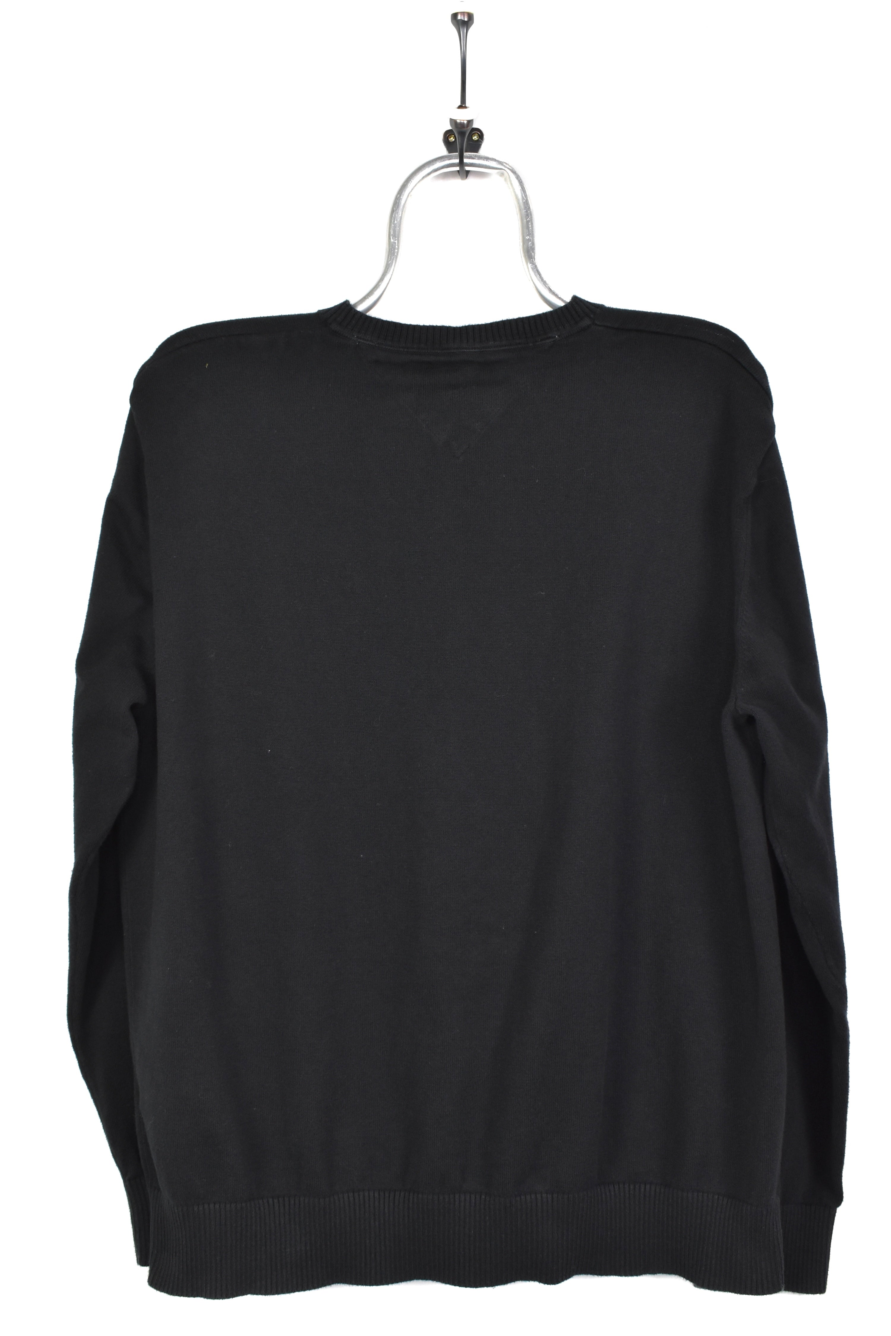 VINTAGE TOMMY HILFIGER BLACK SWEATSHIRT | XL TOMMY HILFIGER