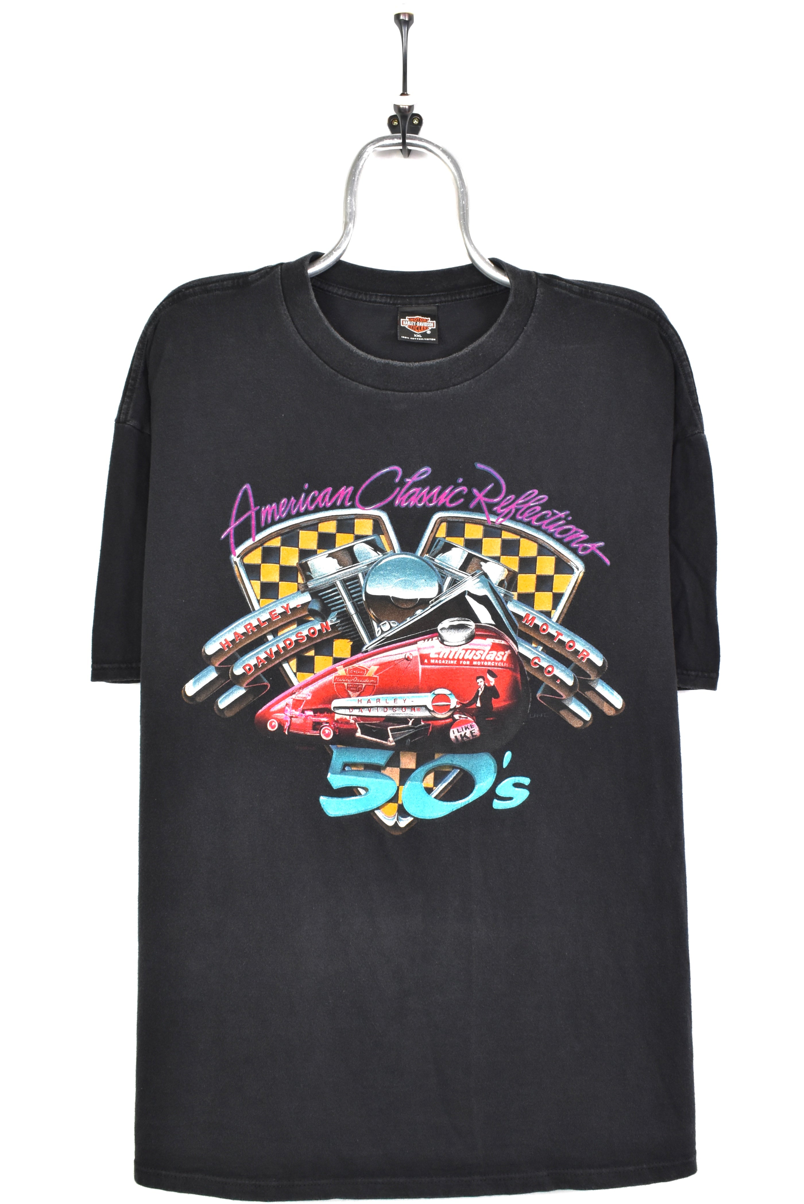 Vintage Harley Davidson shirt, 1999 motorcycle biker graphic tee - XXL, black HARLEY DAVIDSON