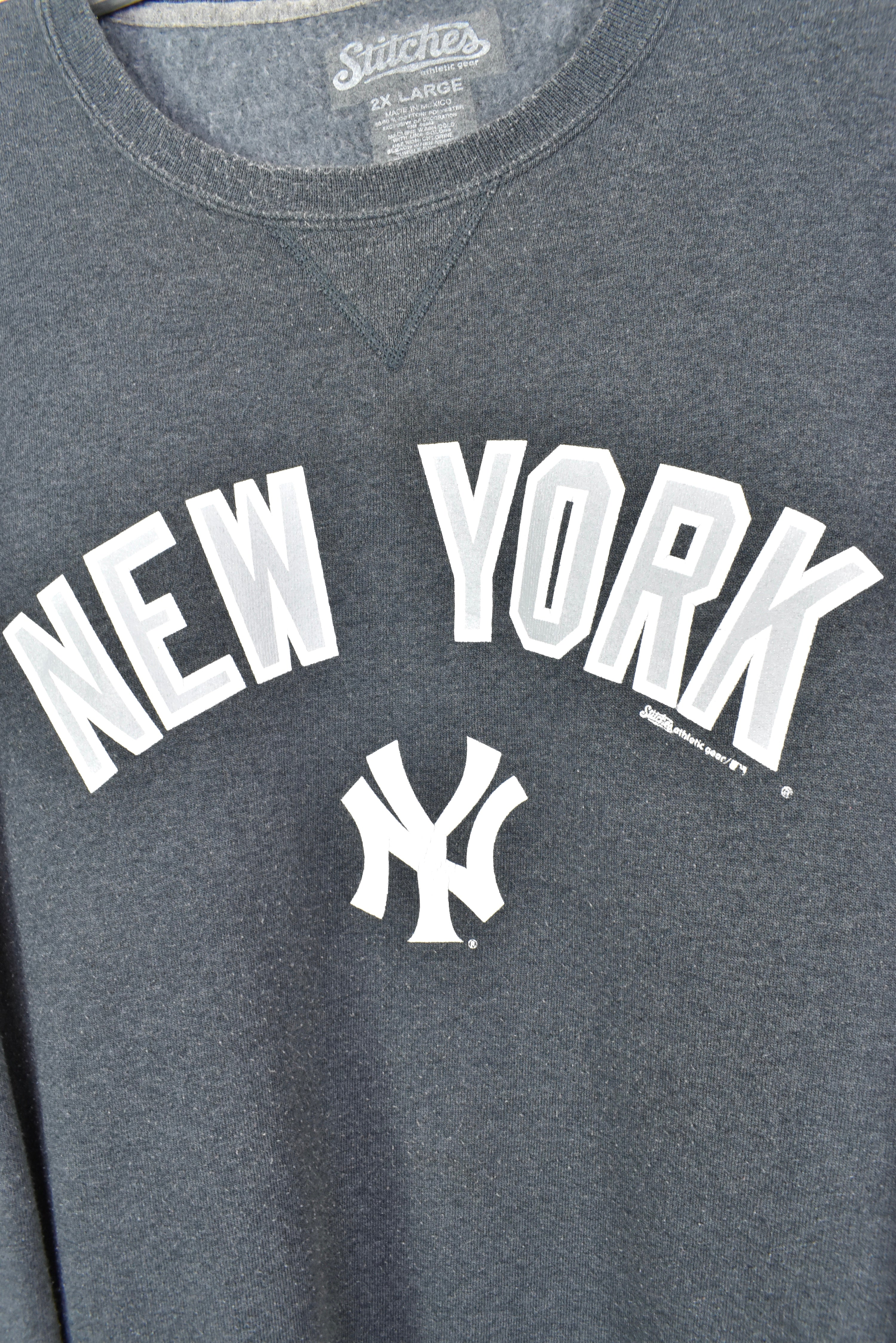 VINTAGE MLB NEW YORK YANKEES GREY SWEATSHIRT | XXXL PRO SPORT