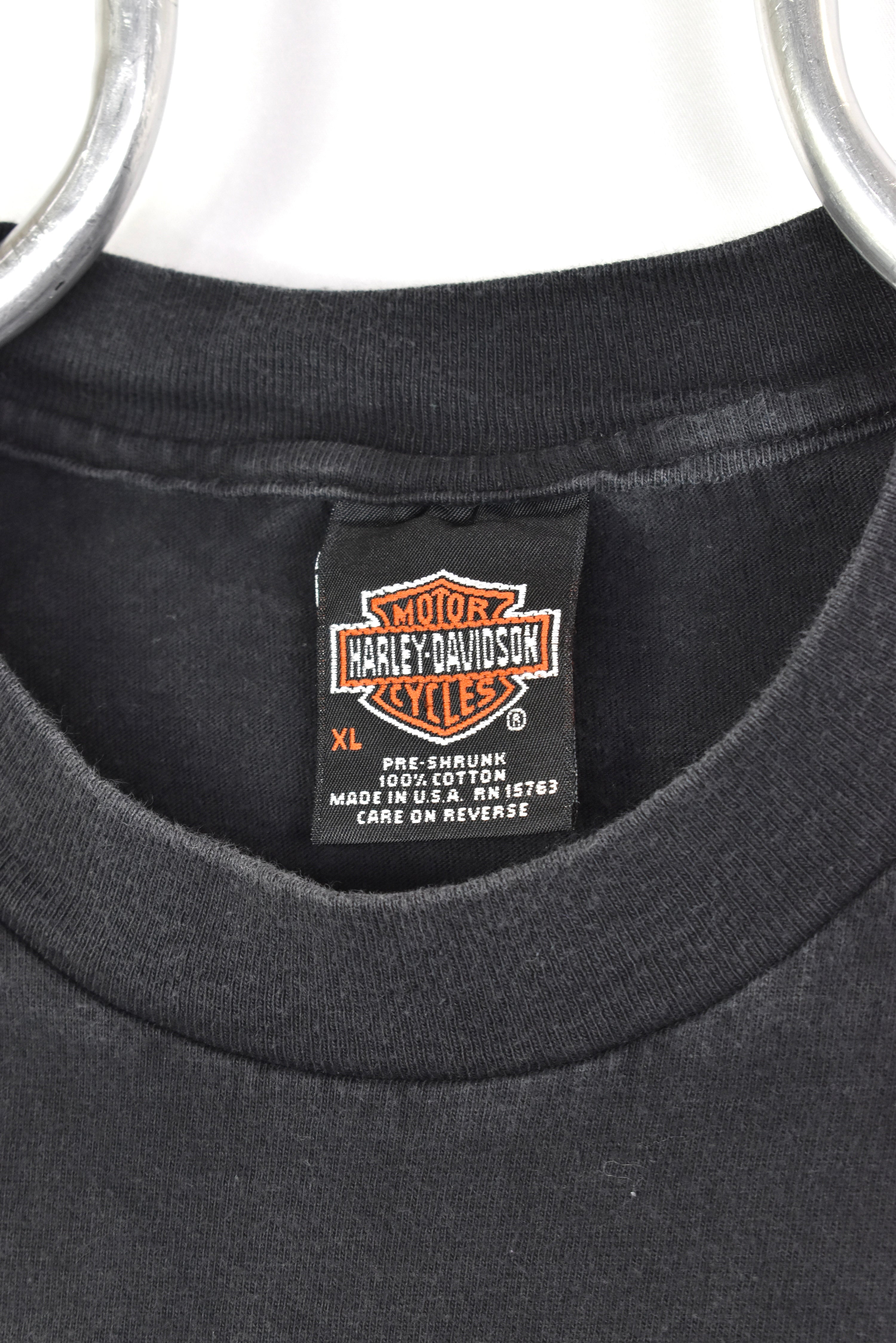 Vintage Harley Davidson shirt, 1998 biker graphic tee - large, black HARLEY DAVIDSON