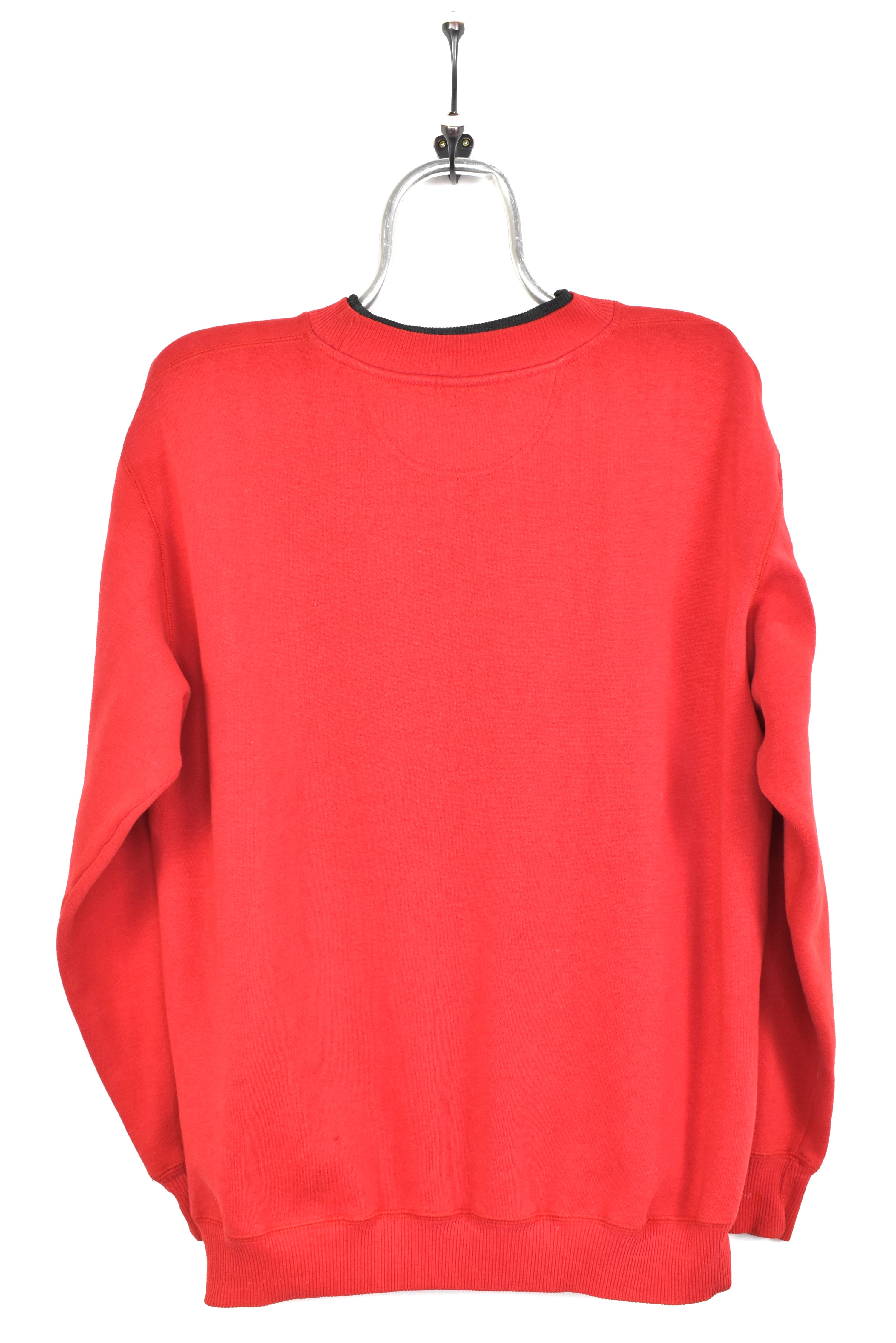 VINTAGE DISNEY POOH EMBROIDERED RED SWEATSHIRT | XL DISNEY / CARTOON