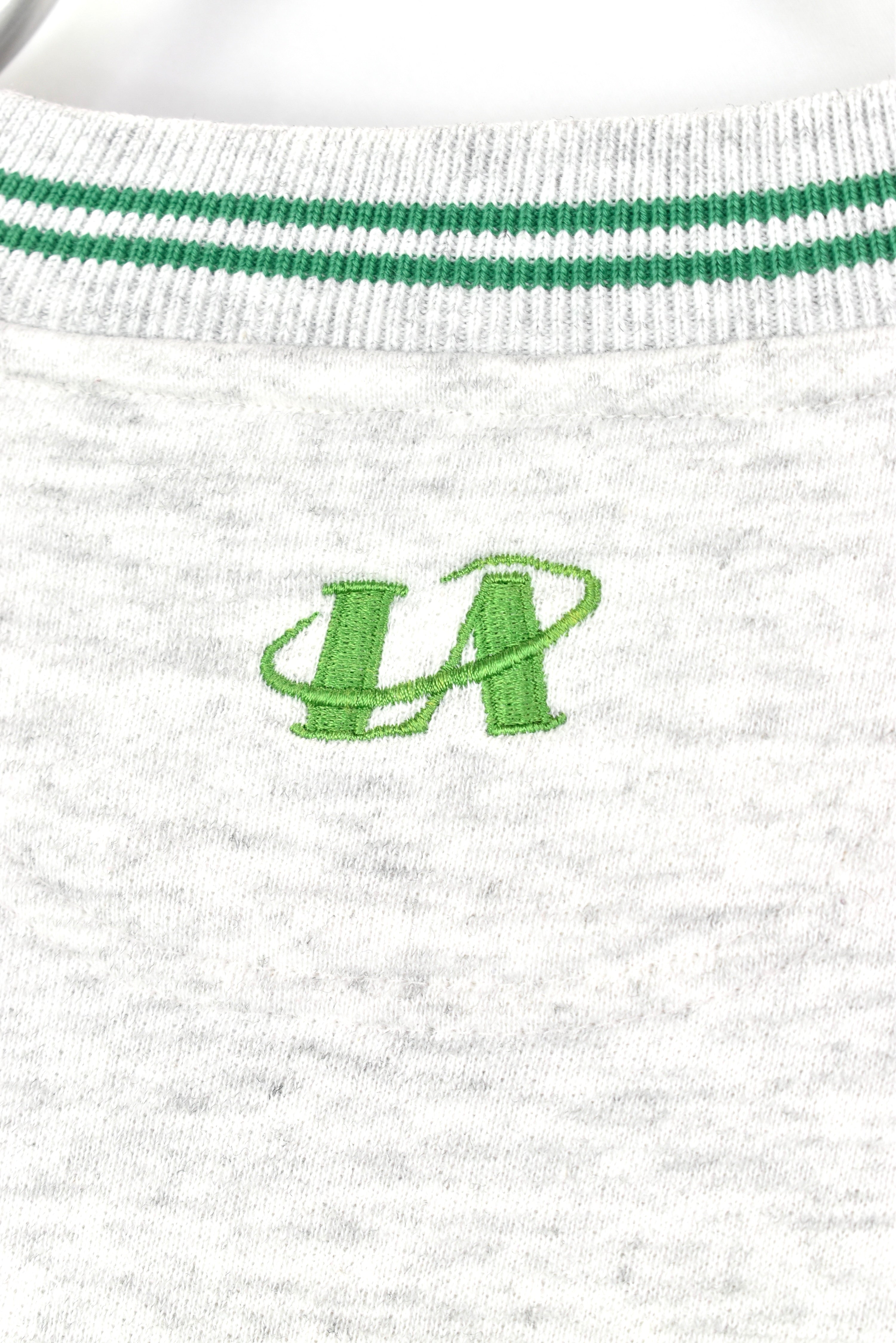 VINTAGE NFL PHILADELPHIA EAGLES EMBROIDERED GREY SWEATSHIRT | MEDIUM PRO SPORT