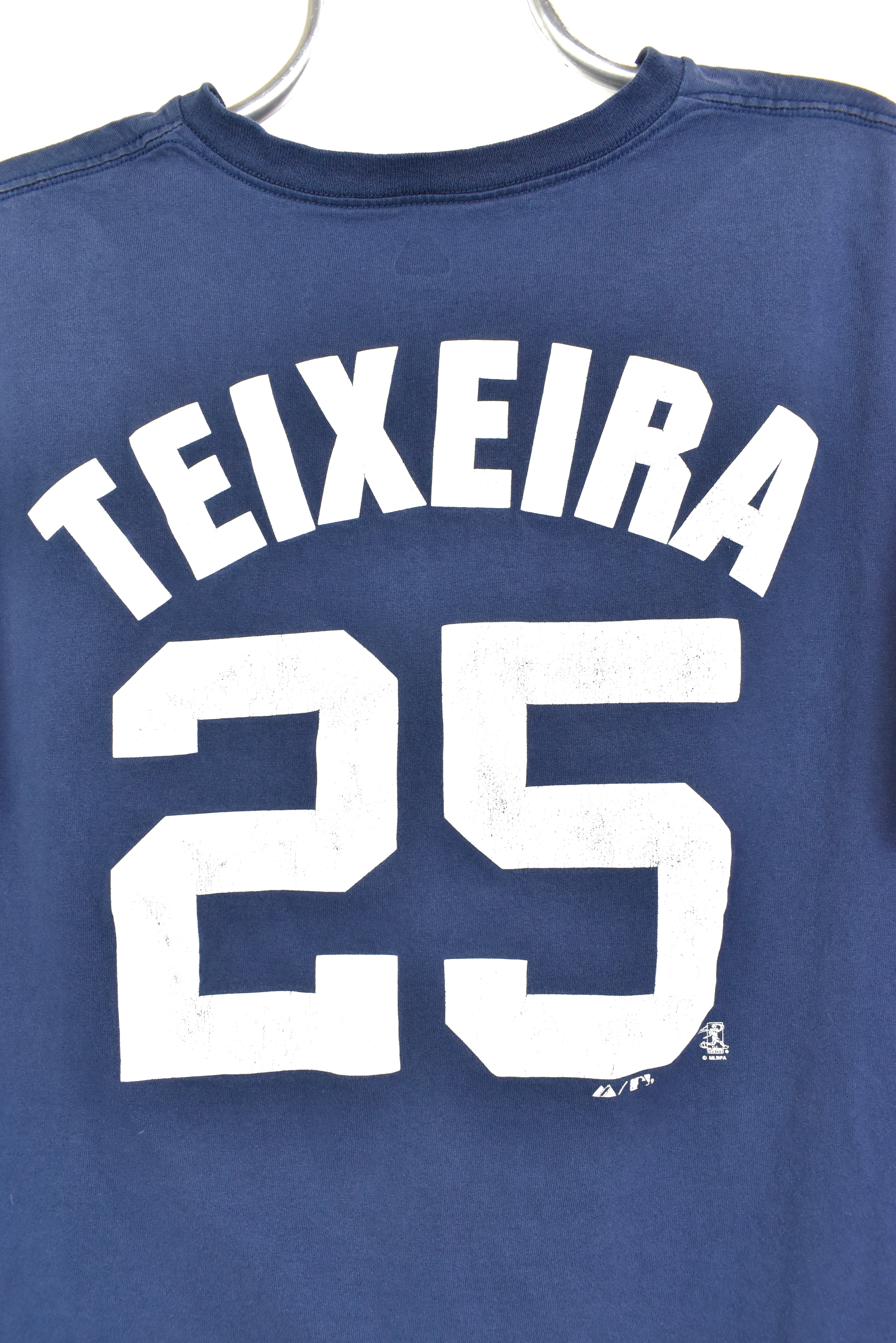 Vintage New York Yankees shirt, MLB American baseball graphic tee - large, navy blue PRO SPORT