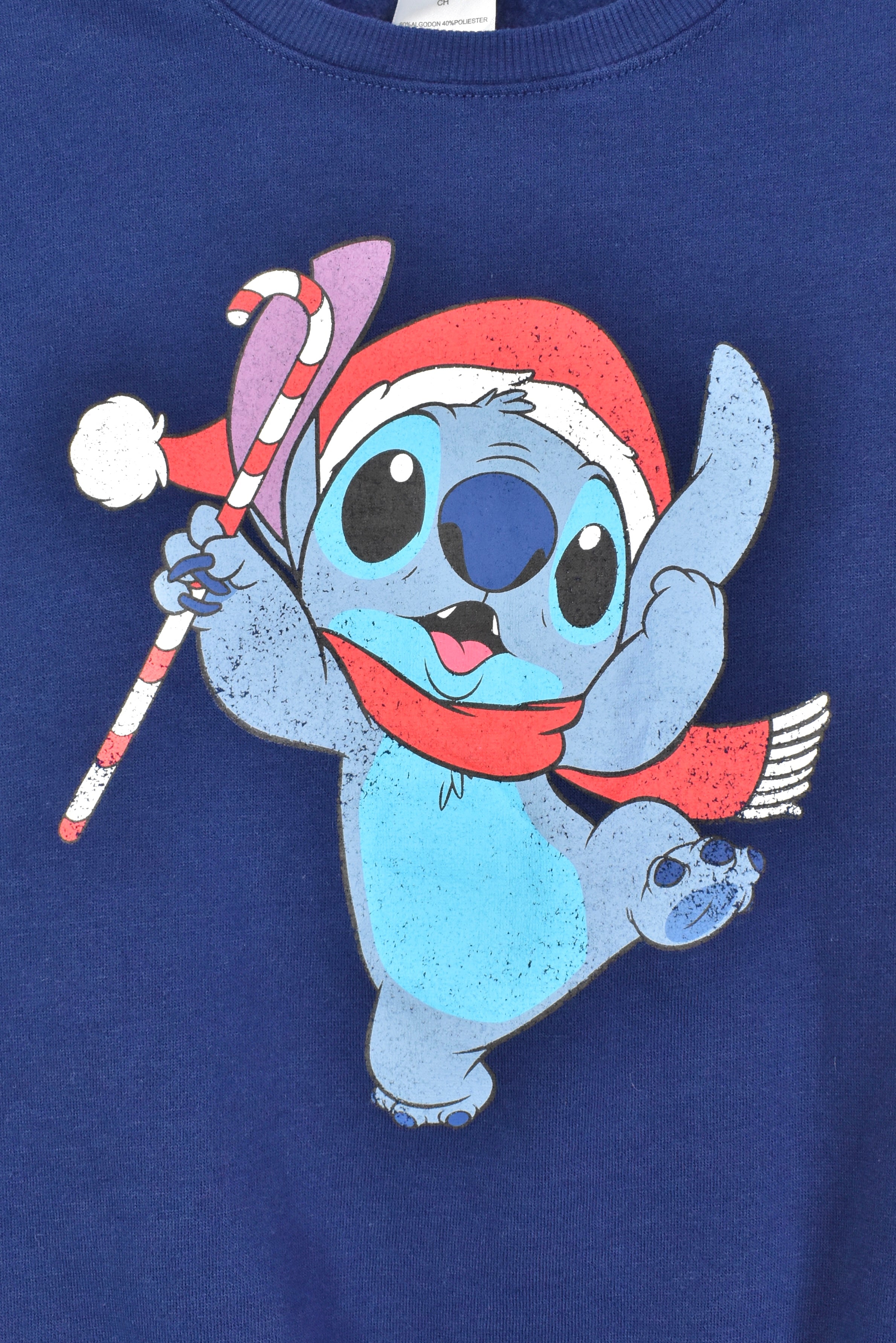 Modern Womens Disney stitch navy sweatshirt | Small DISNEY / CARTOON