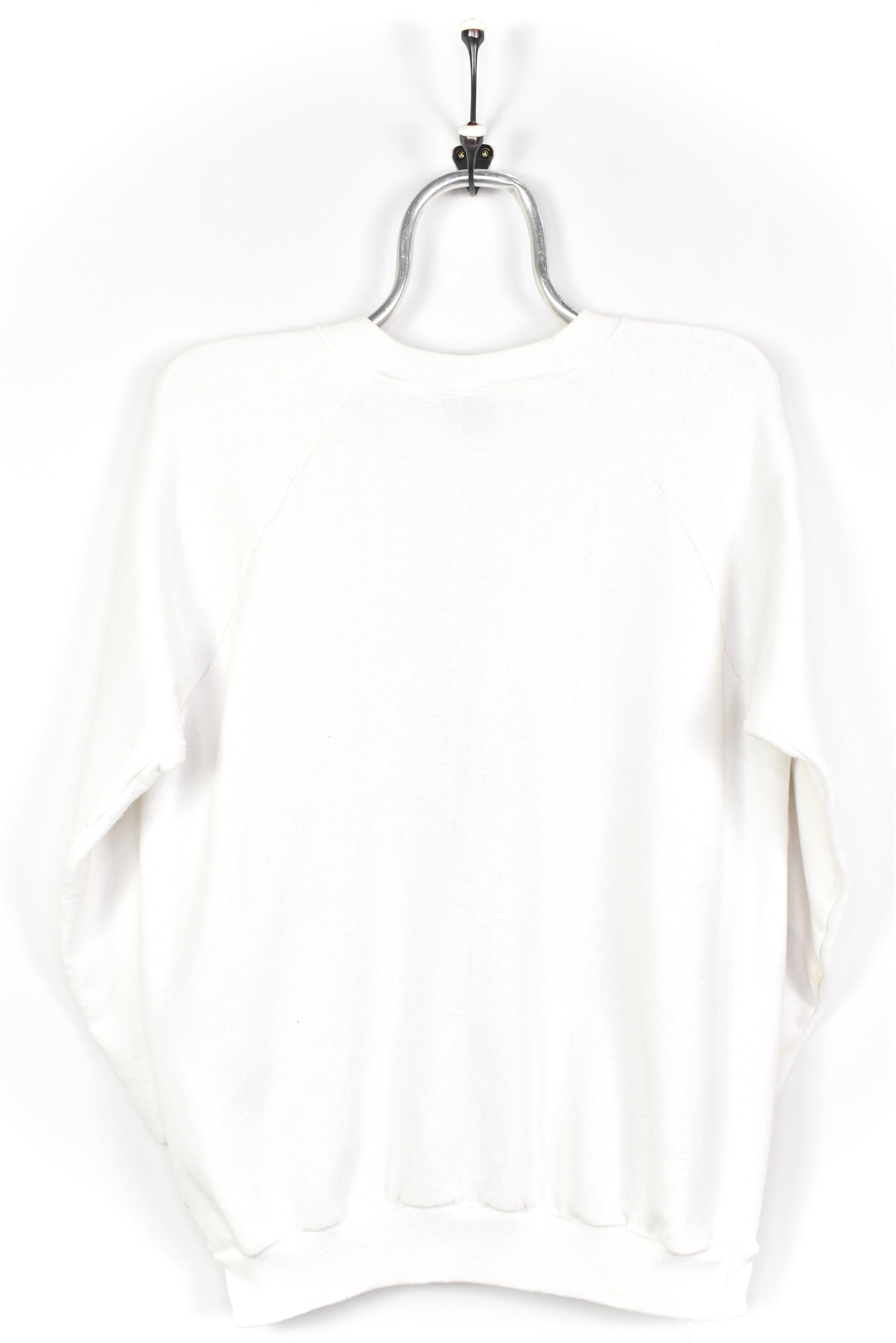 VINTAGE OHIO UNIVERSITY WHITE SWEATSHIRT | LARGE COLLEGE