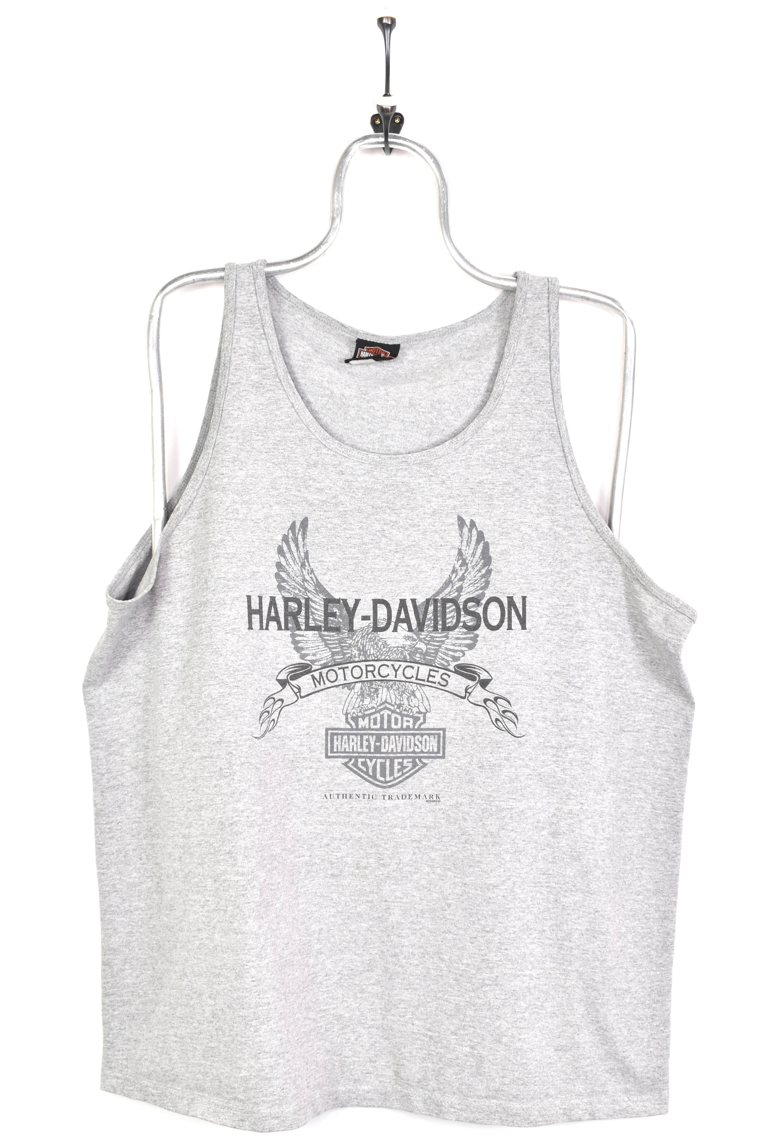 Vintage 2003 Harley Davidson grey singlet | XL HARLEY DAVIDSON