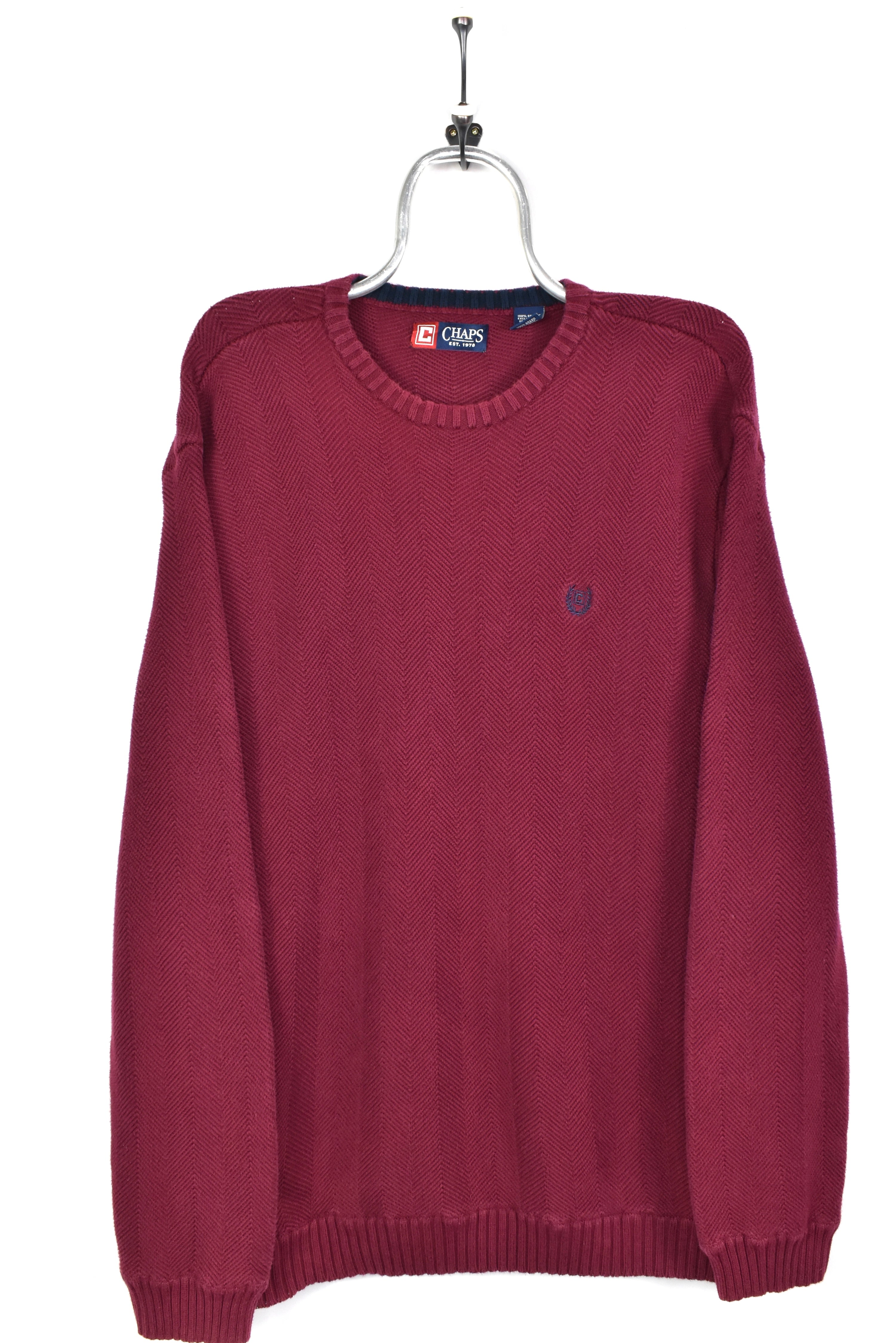 VINTAGE RALPH LAUREN EMBROIDERED KNIT SWEATSHIRT | LARGE RALPH LAUREN