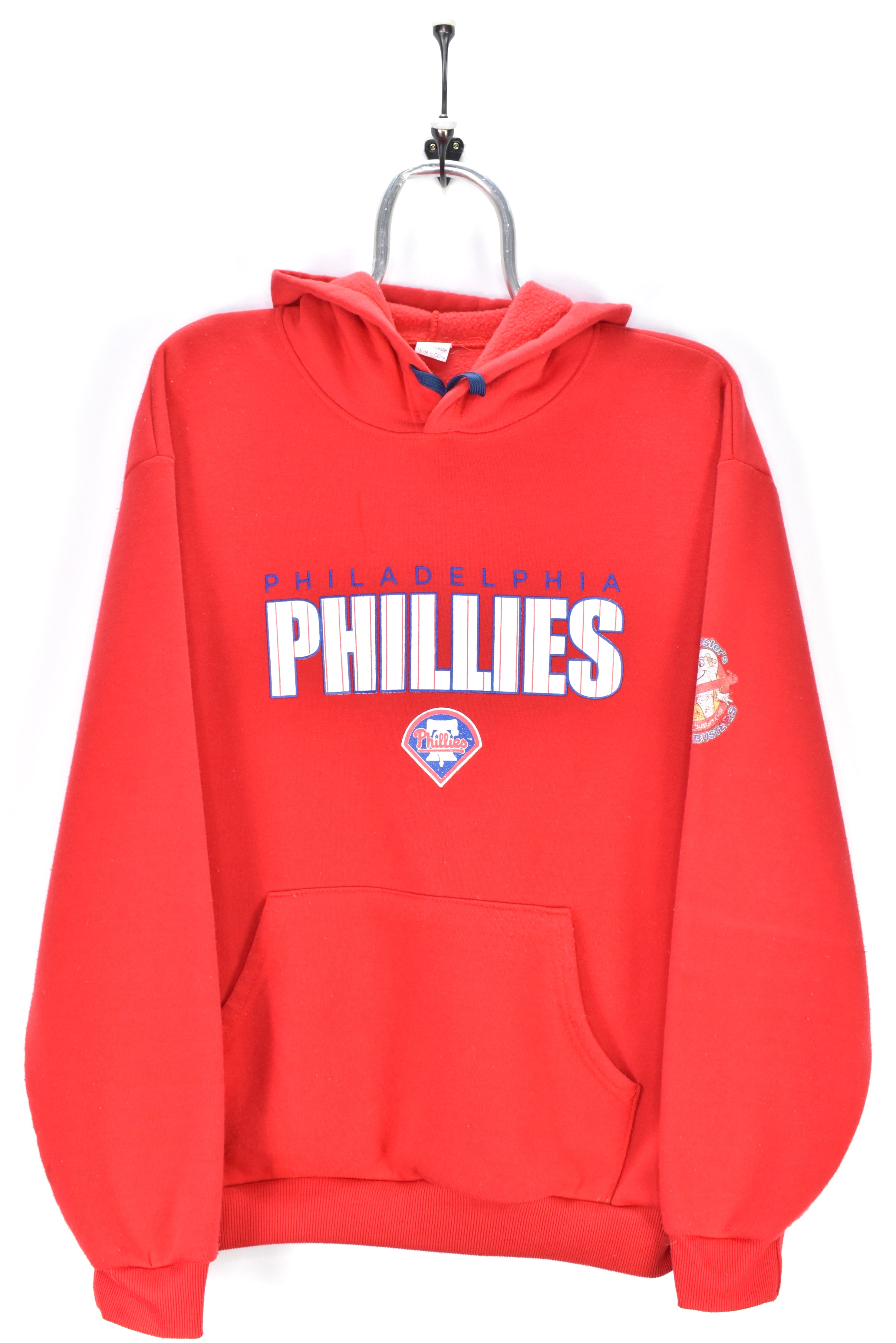 VINTAGE MLB PHILADELPHIA PHILLIES RED HOODIE | MEDIUM PRO SPORT