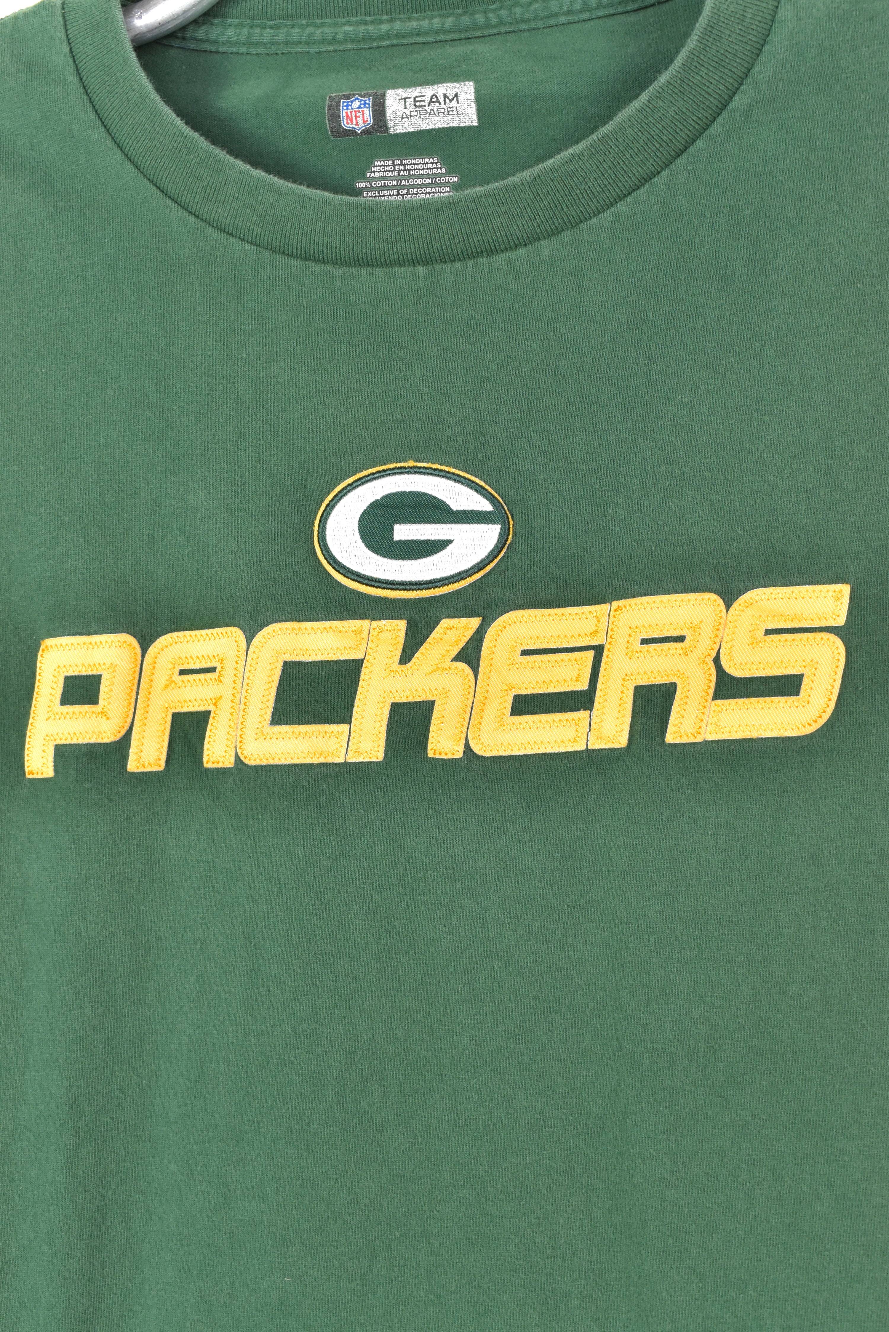 VINTAGE NFL GREEN BAY PACKERS GREEN T-SHIRT | XL PRO SPORT