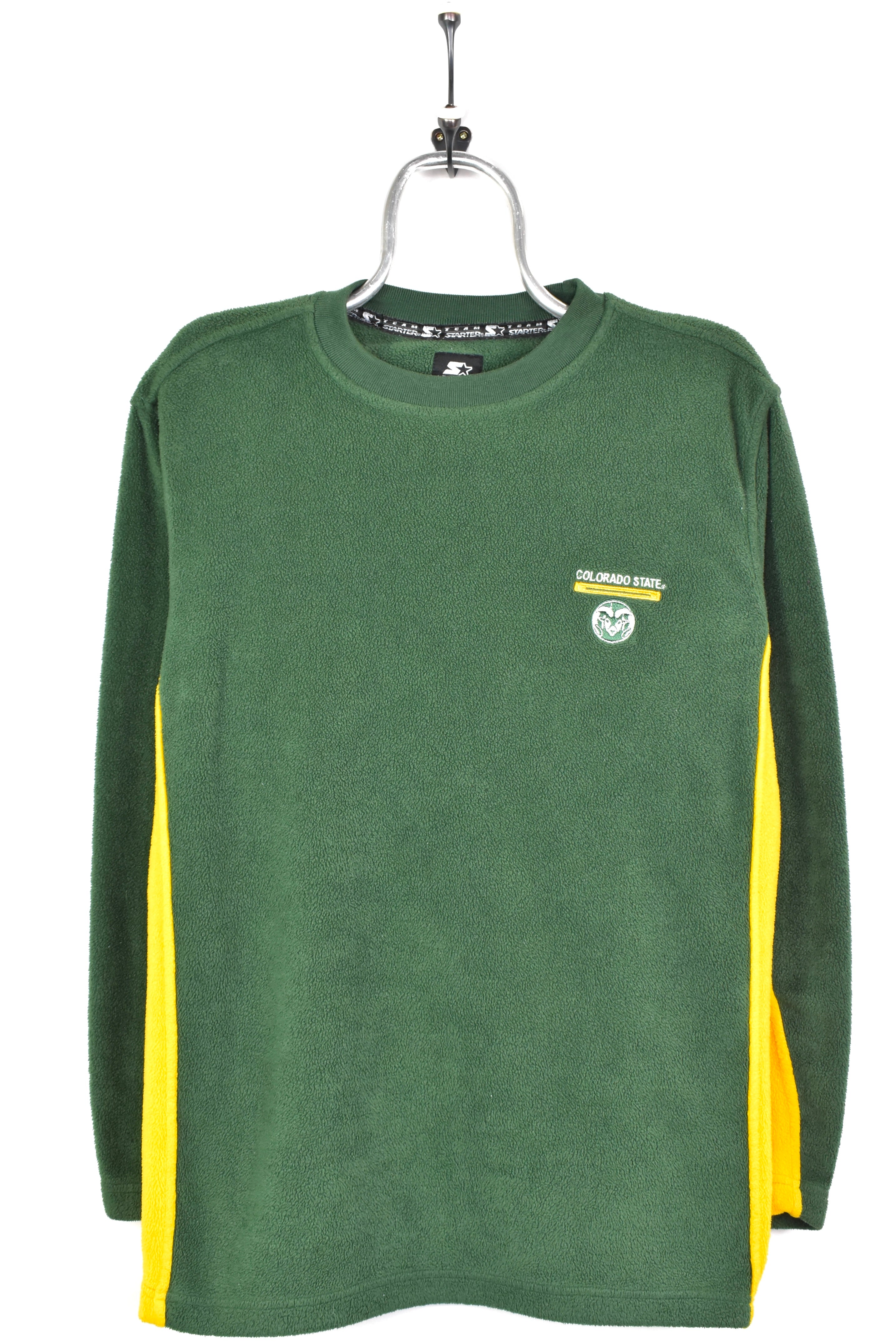 VINTAGE COLORADO STATE EMBROIDERED FLEECE SWEATSHIRT | LARGE COLLEGE