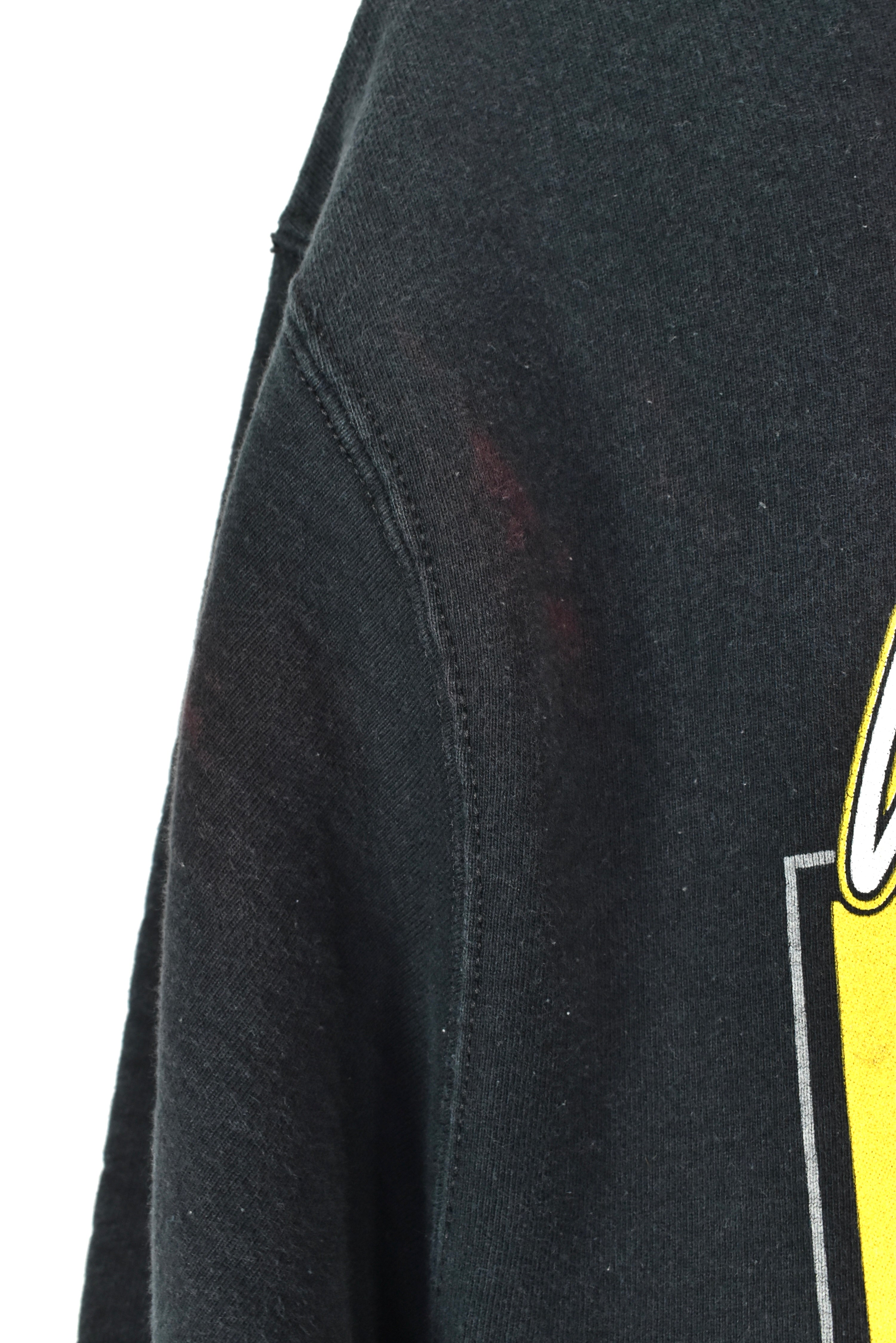VINTAGE 1995 NFL PITTSBURGH STEELERS BLACK SWEATSHIRT | LARGE PRO SPORT