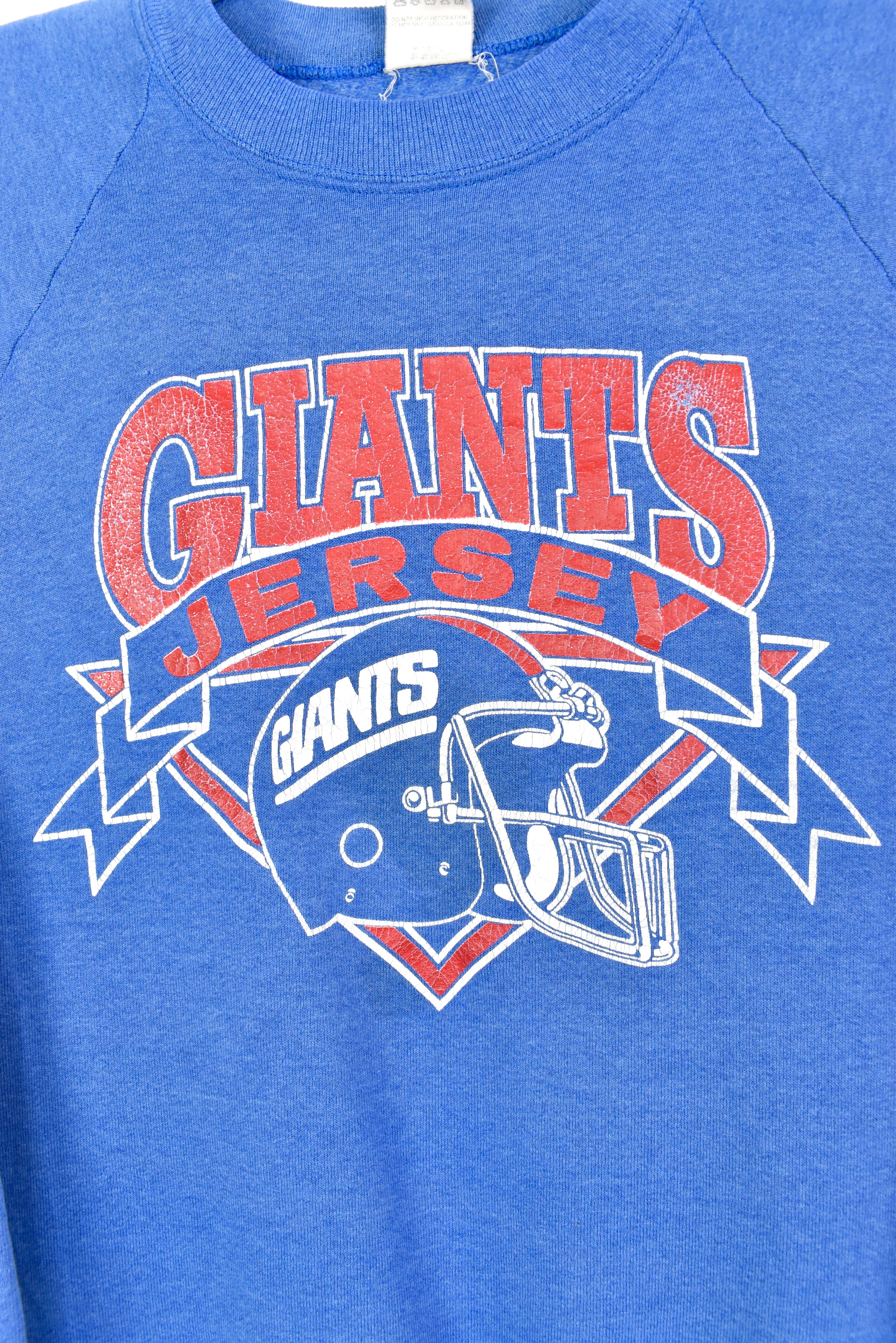 VINTAGE NFL NEW YORK GIANTS BLUE SWEATSHIRT | SMALL PRO SPORT