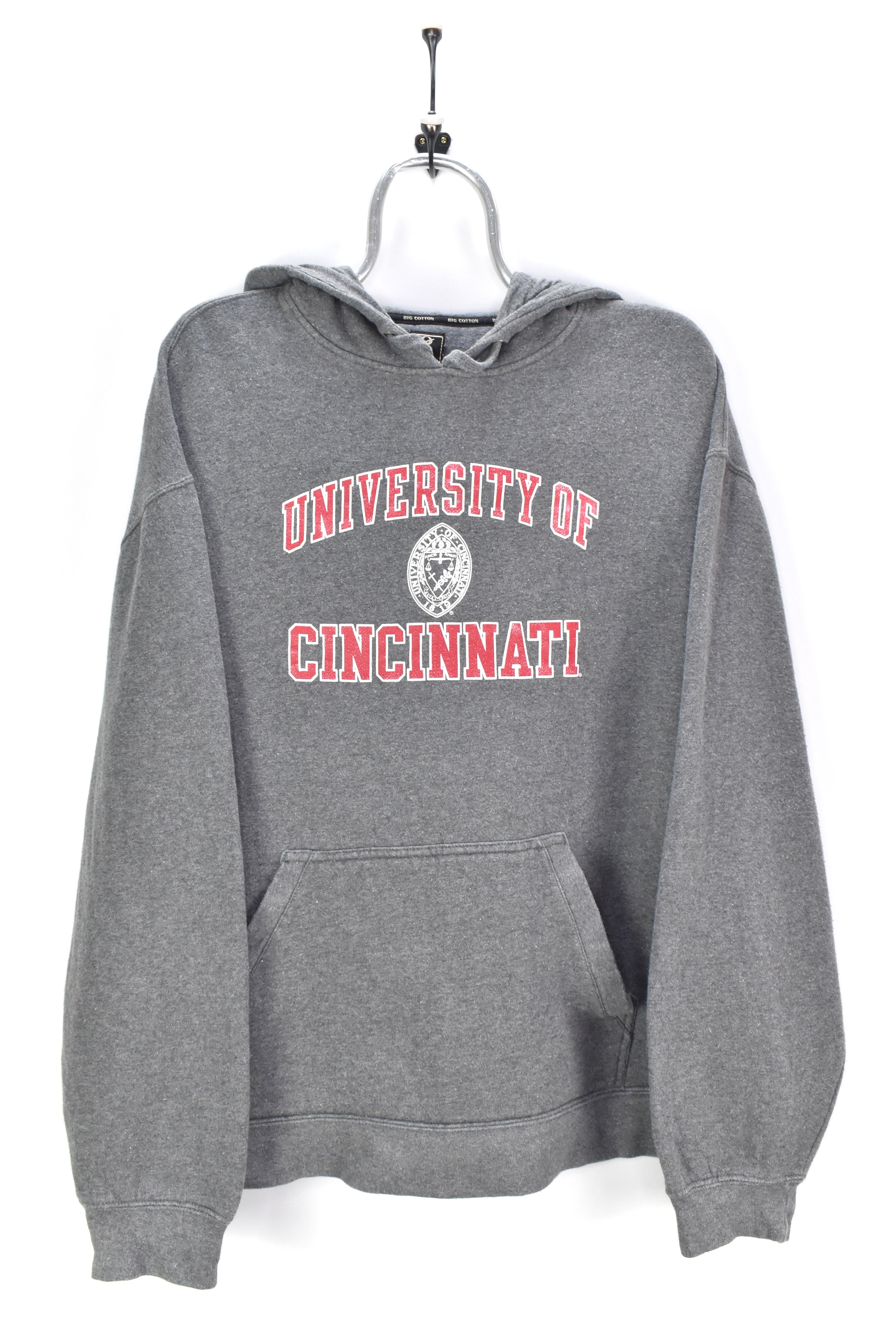 VINTAGE CINCINNATI UNIVERSITY GREY HOODIE | XXL COLLEGE