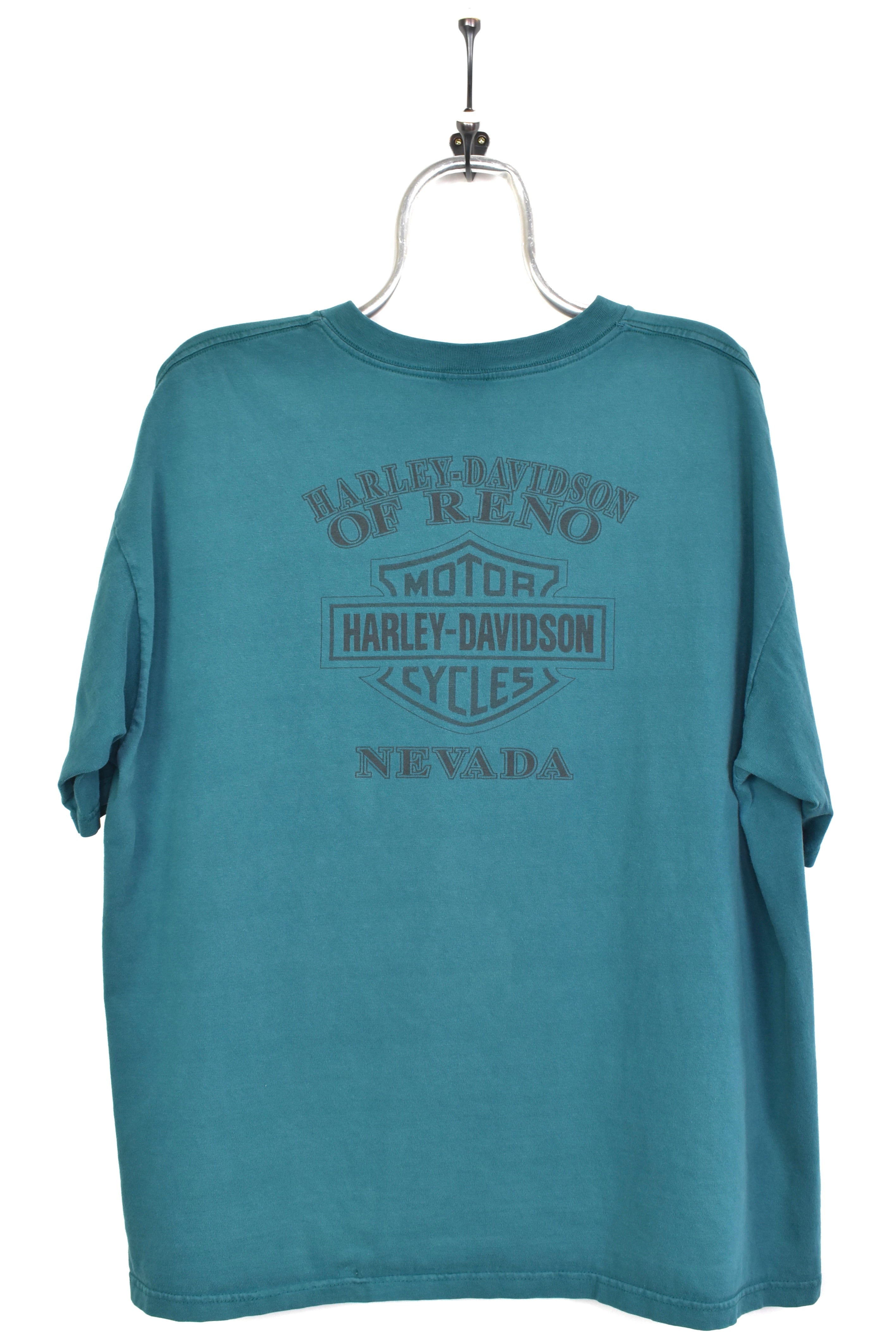 Vintage Harley Davidson shirt, 2000 motorcycle biker tee - XL, dark green HARLEY DAVIDSON