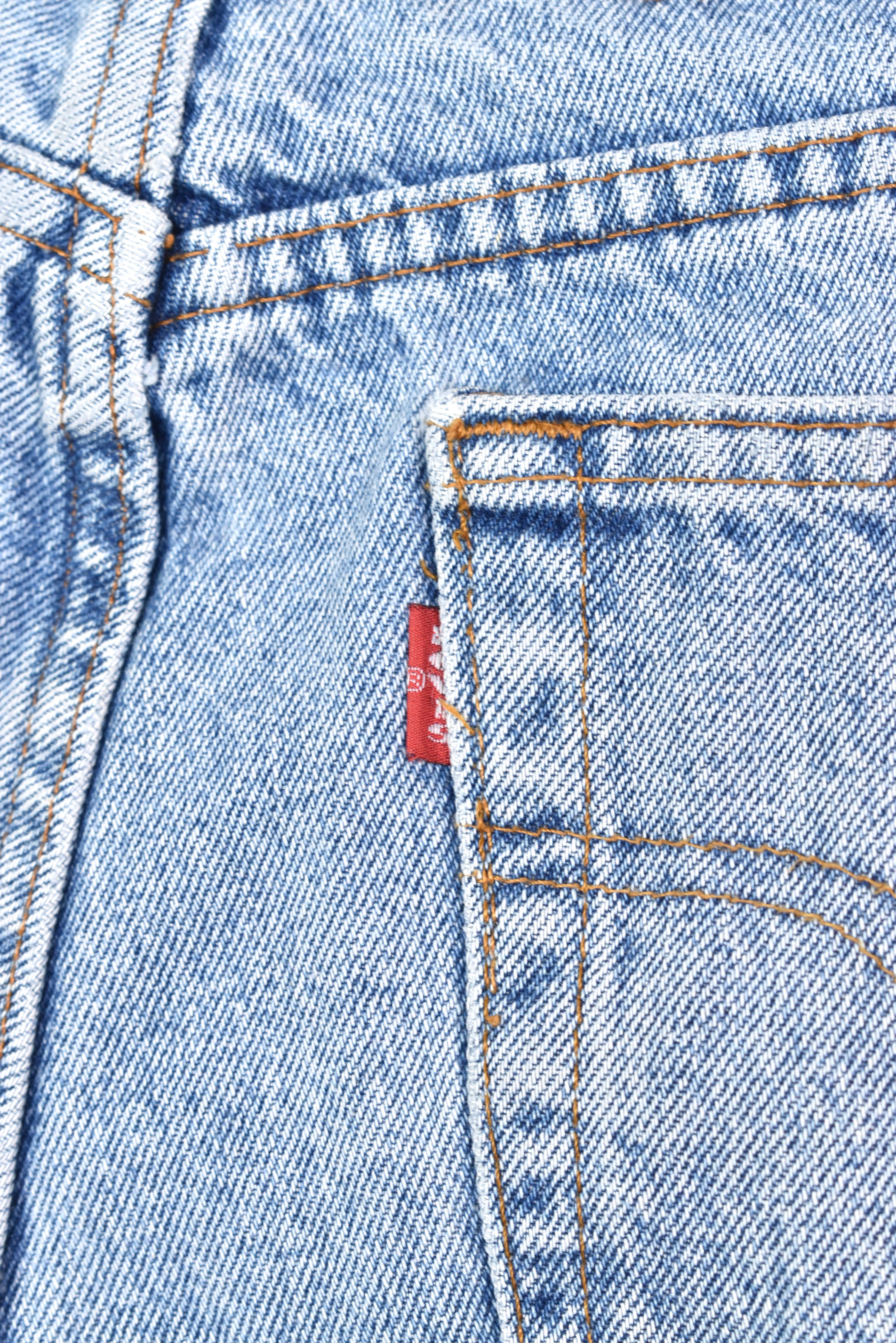 Women's vintage Levi's shorts, rework denim jeans - blue, W33" LEVIS