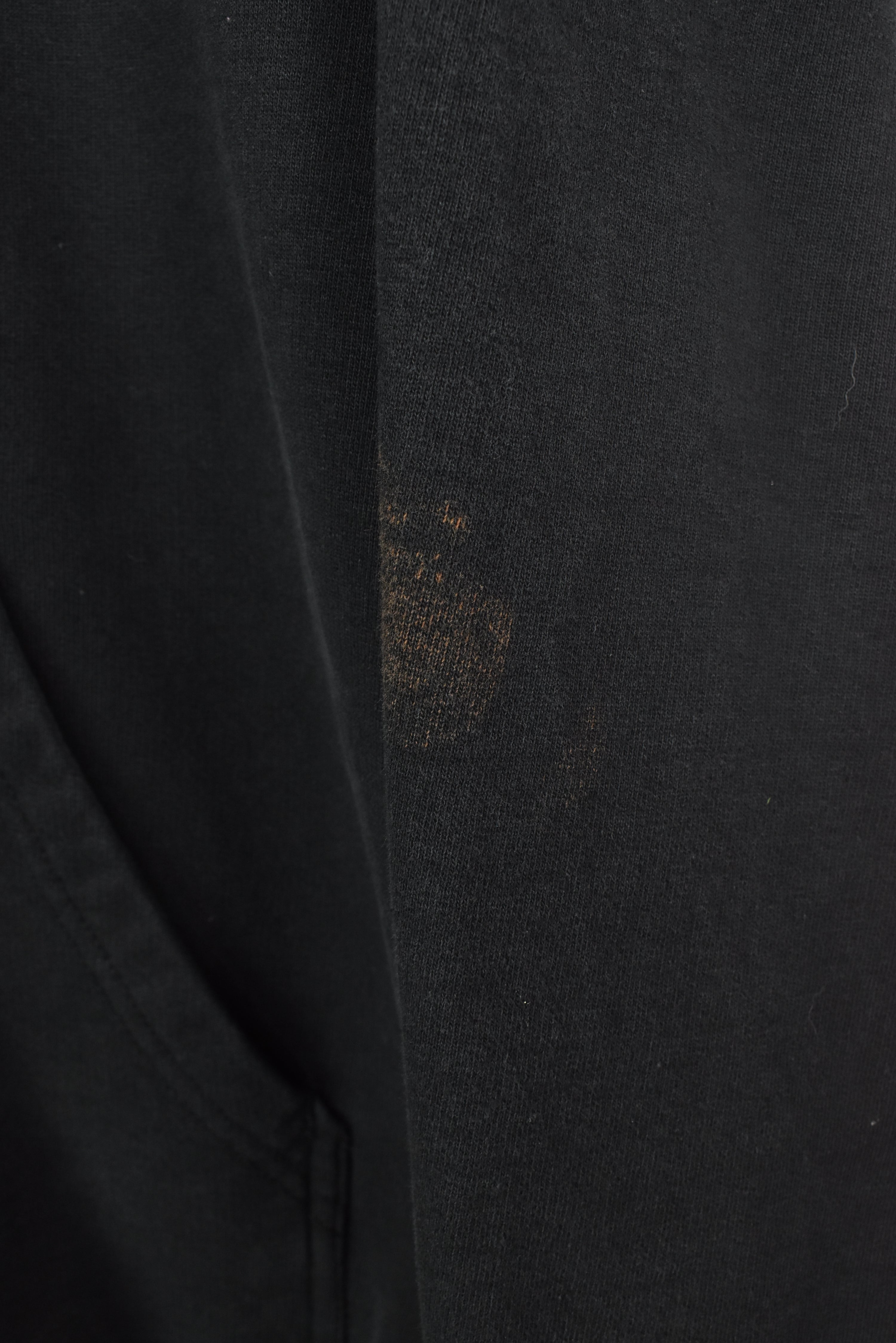 VINTAGE CATERPILLAR EMBROIDERED BLACK HOODIE | XXL OTHER