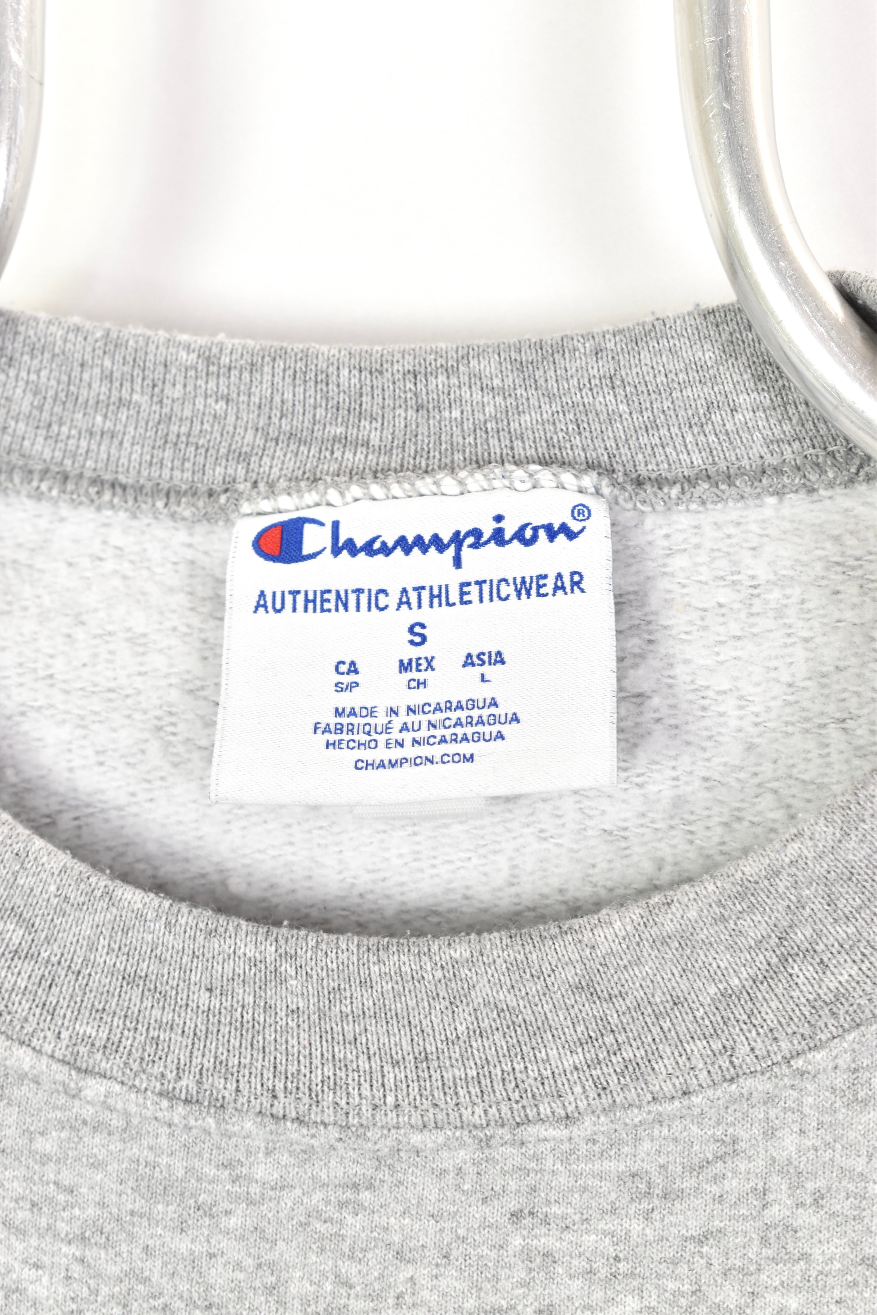 Vintage University of Wisconsin sweatshirt, long sleeve graphic crewneck - small, grey COLLEGE