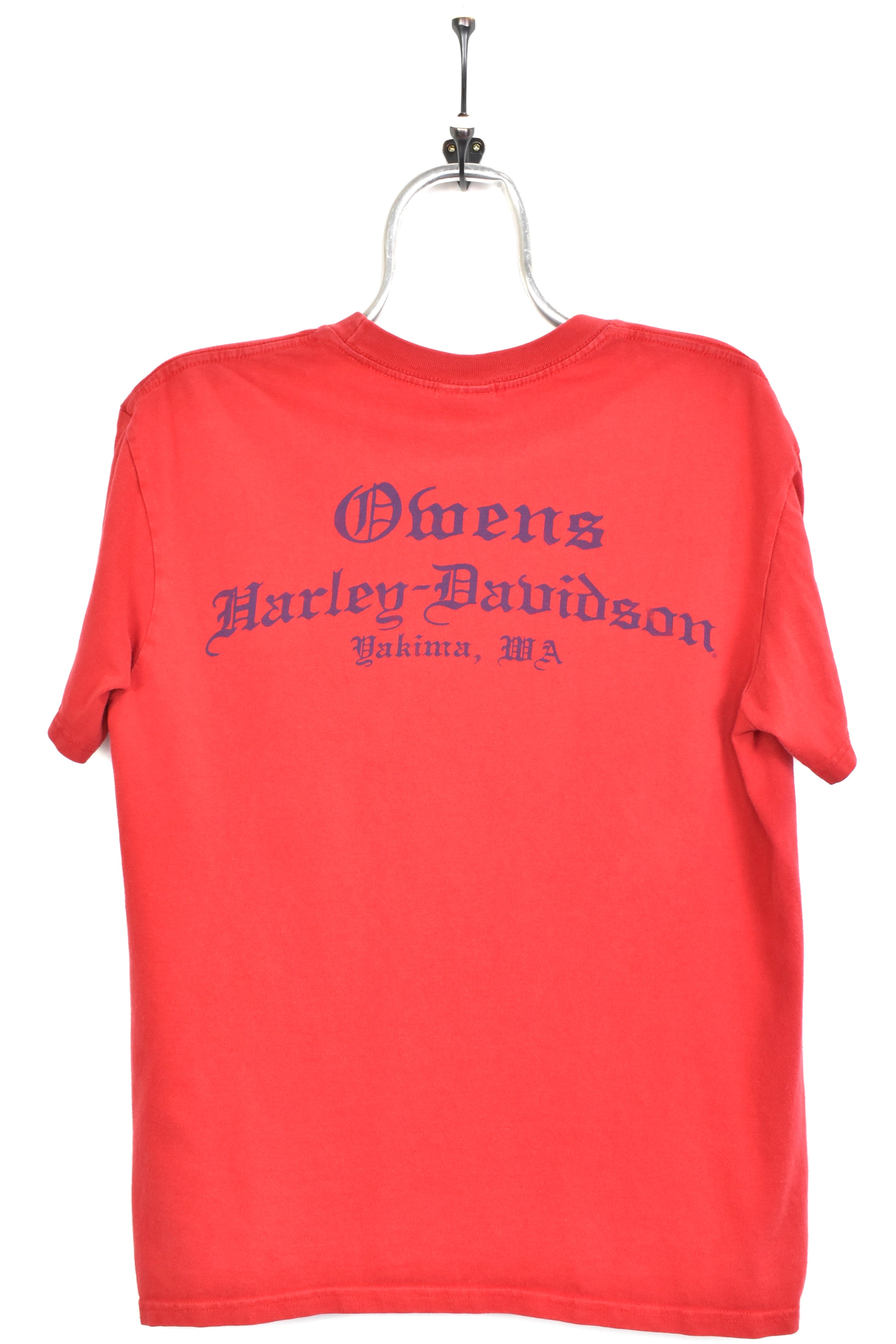 Modern Harley Davidson shirt, 2010 short sleeve graphic tee - medium, red HARLEY DAVIDSON