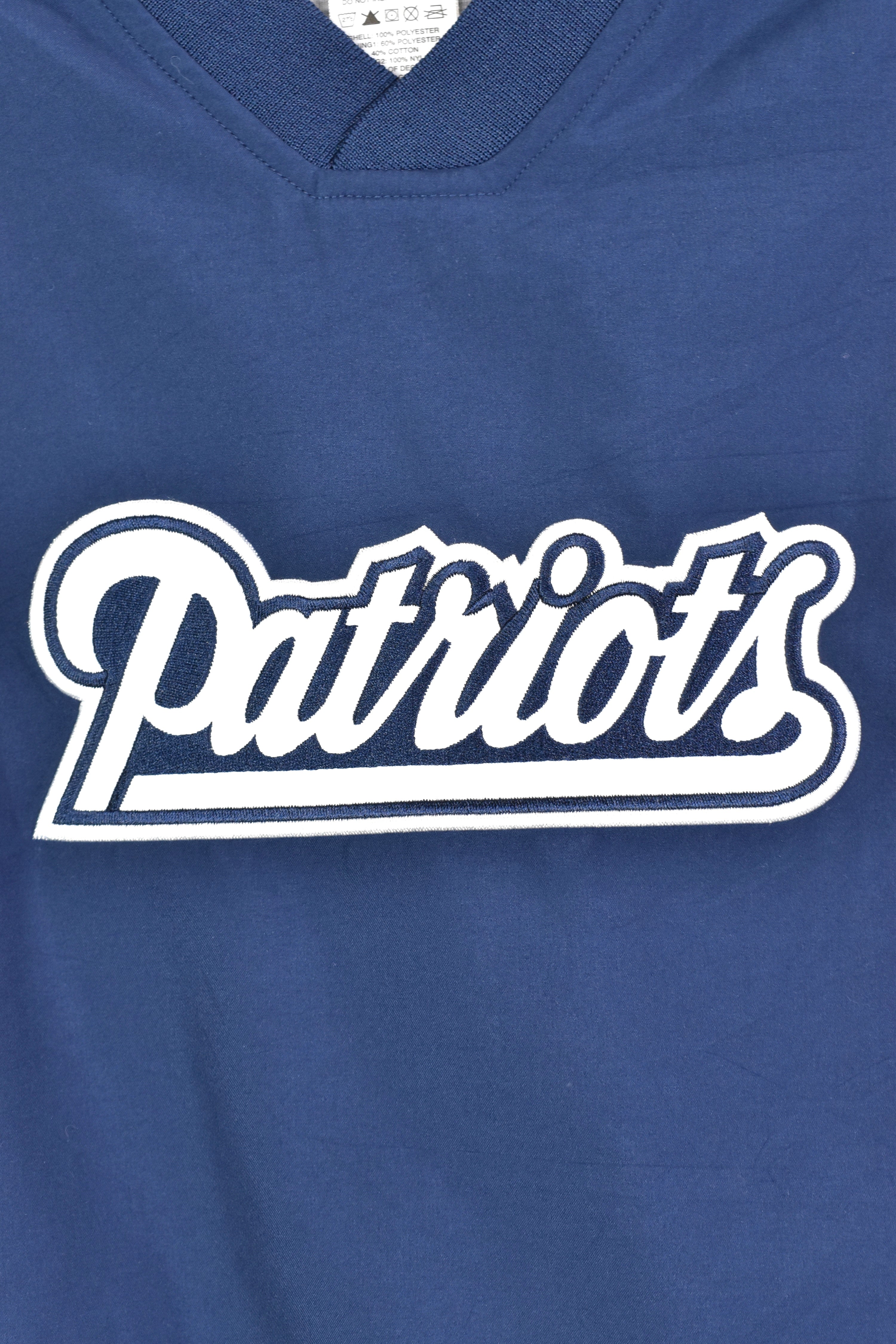 Vintage nfl new england patriots navy pullover | large PRO SPORT