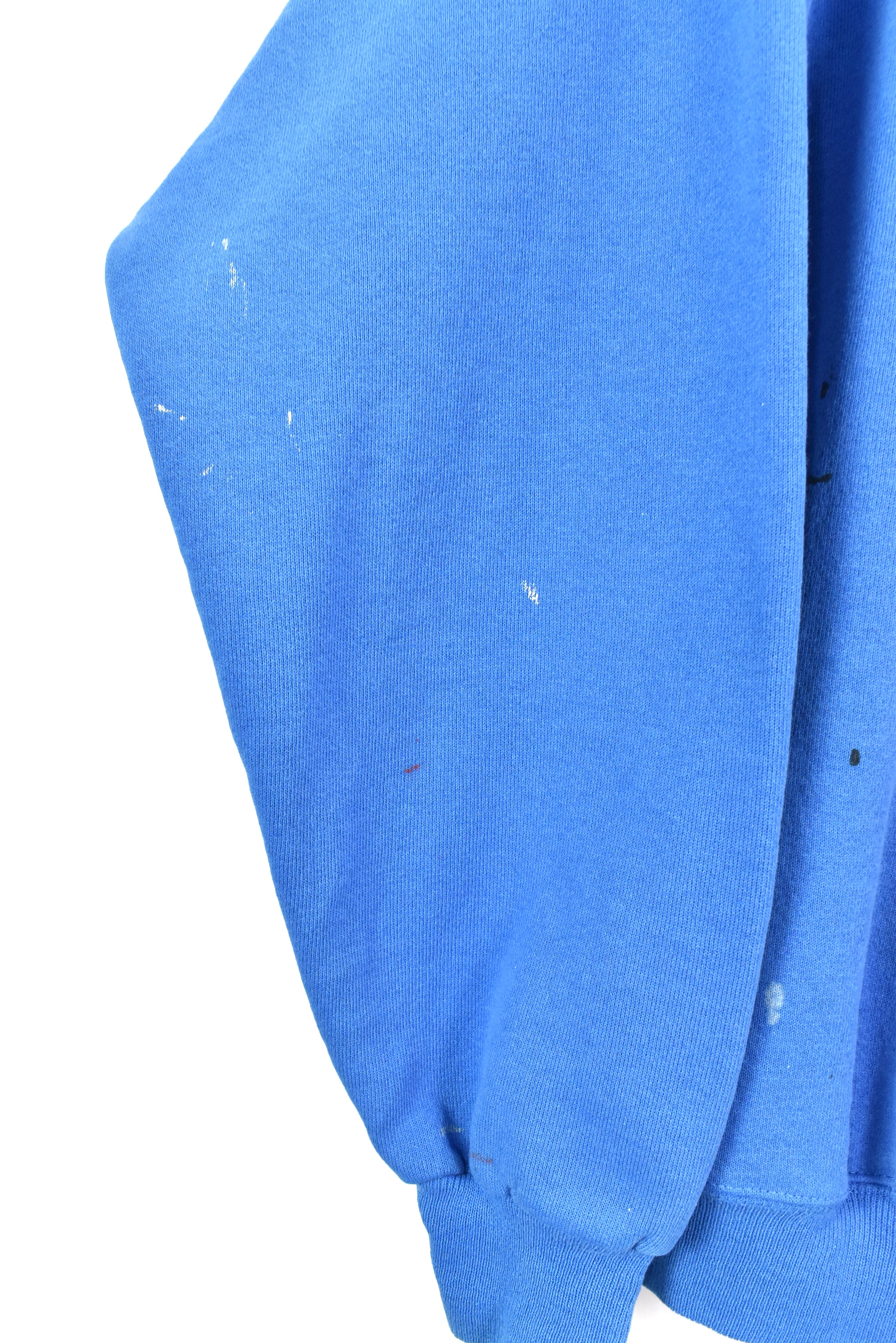 Vintage Daffy Duck sweatshirt, 1995 Warner Bros embroidered crewneck - large, blue DISNEY / CARTOON