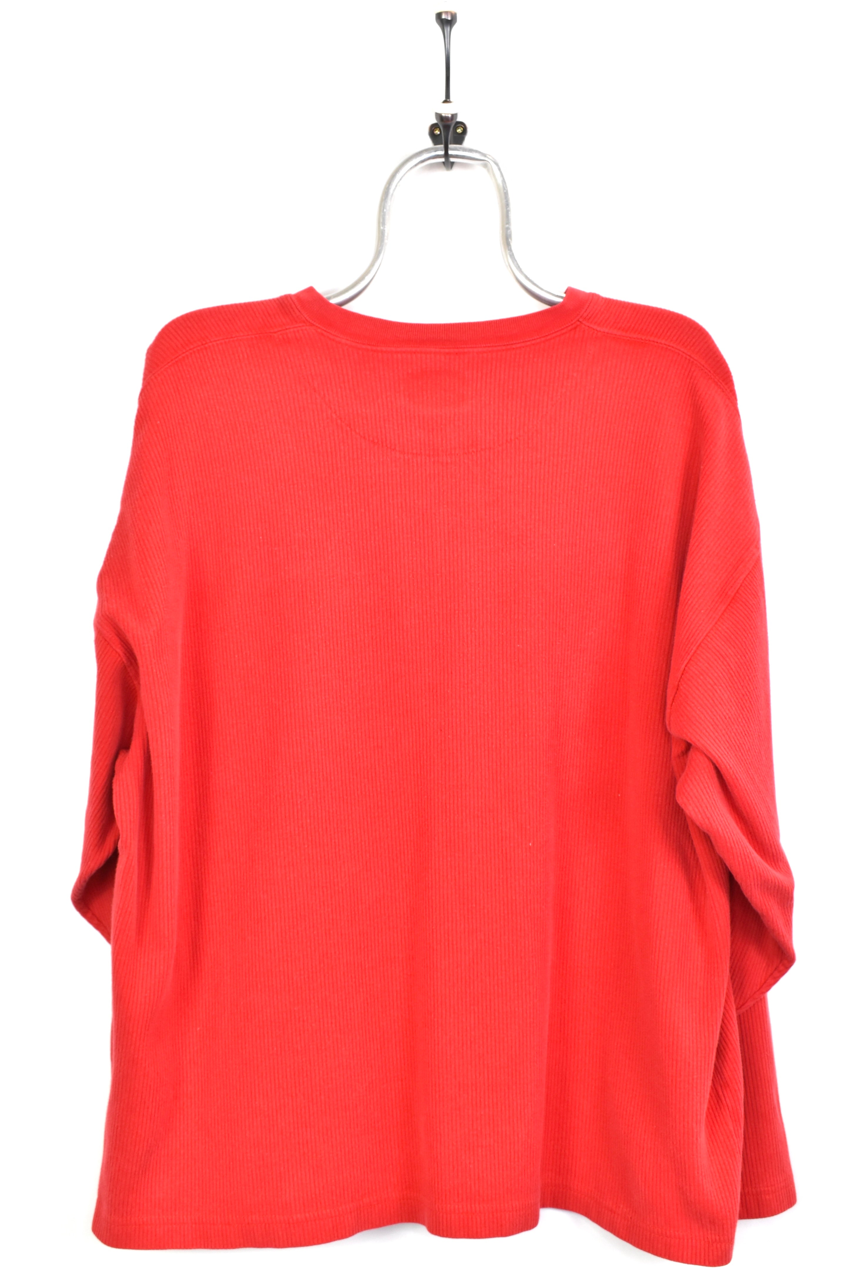 Vintage Marlboro ribbed red sweatshirt | XL MARLBORO