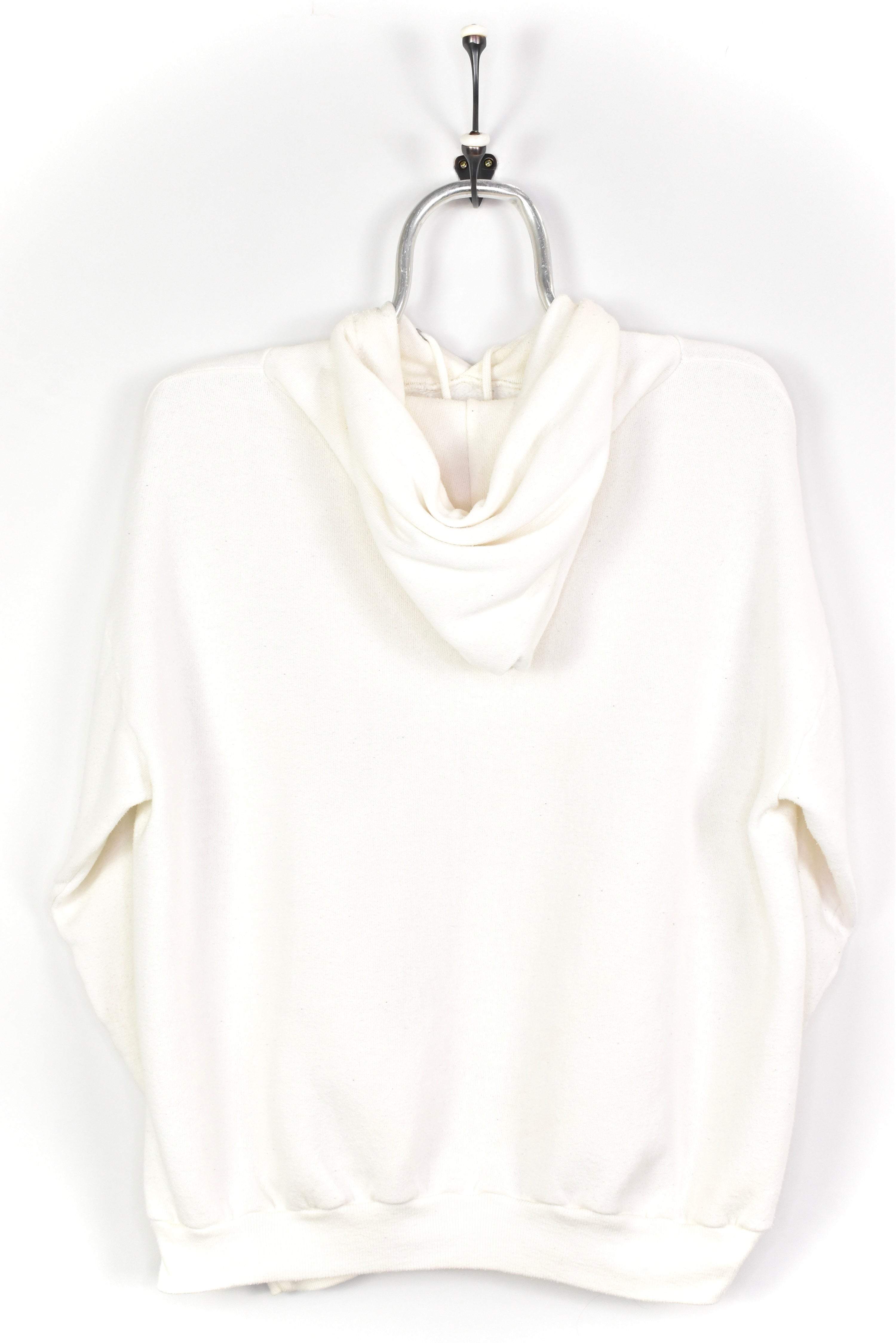 VINTAGE TEMPLE UNIVERSITY WHITE HOODIE | LARGE COLLEGE