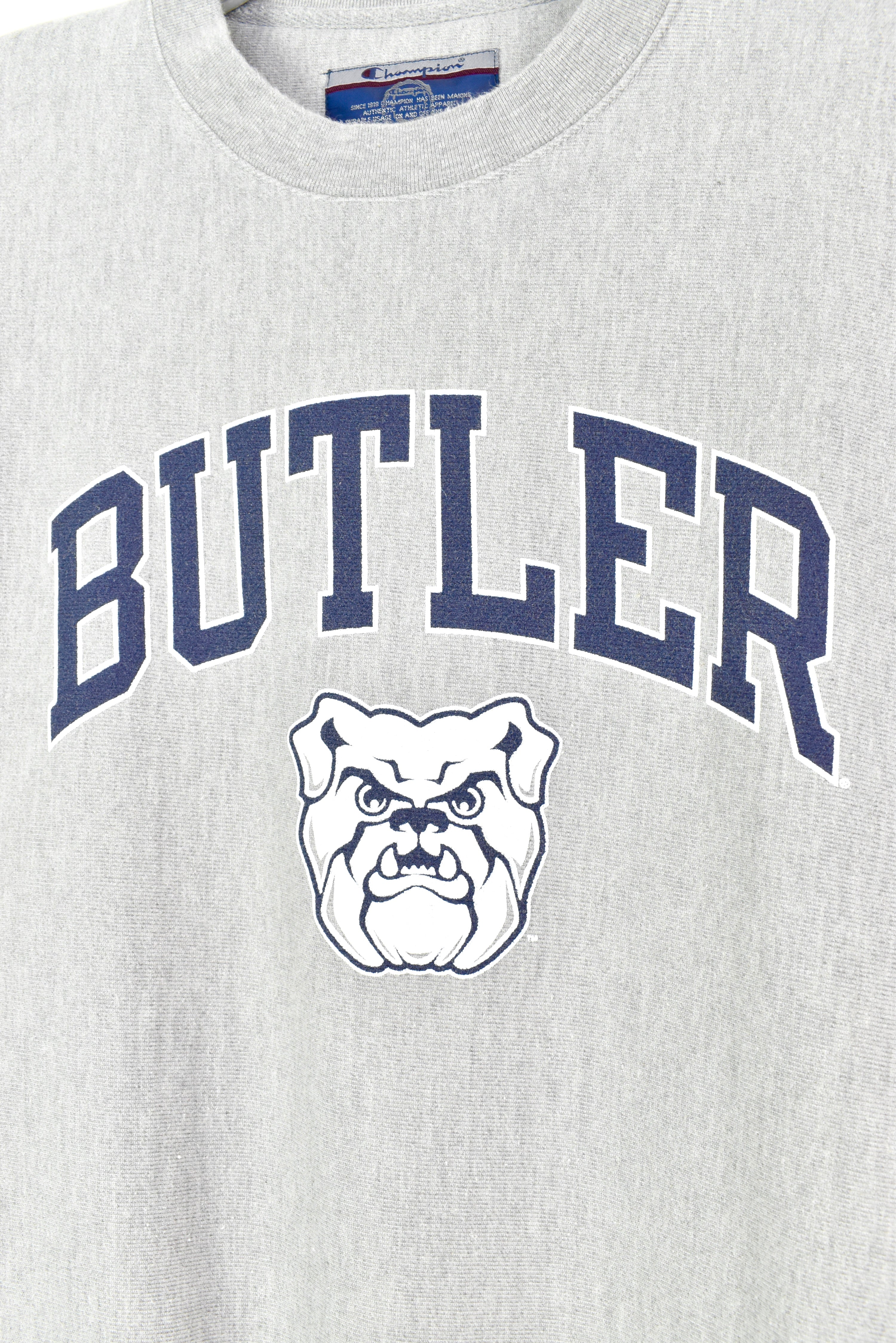 VINTAGE BUTLER UNIVERSITY GREY SWEATSHIRT | XL COLLEGE