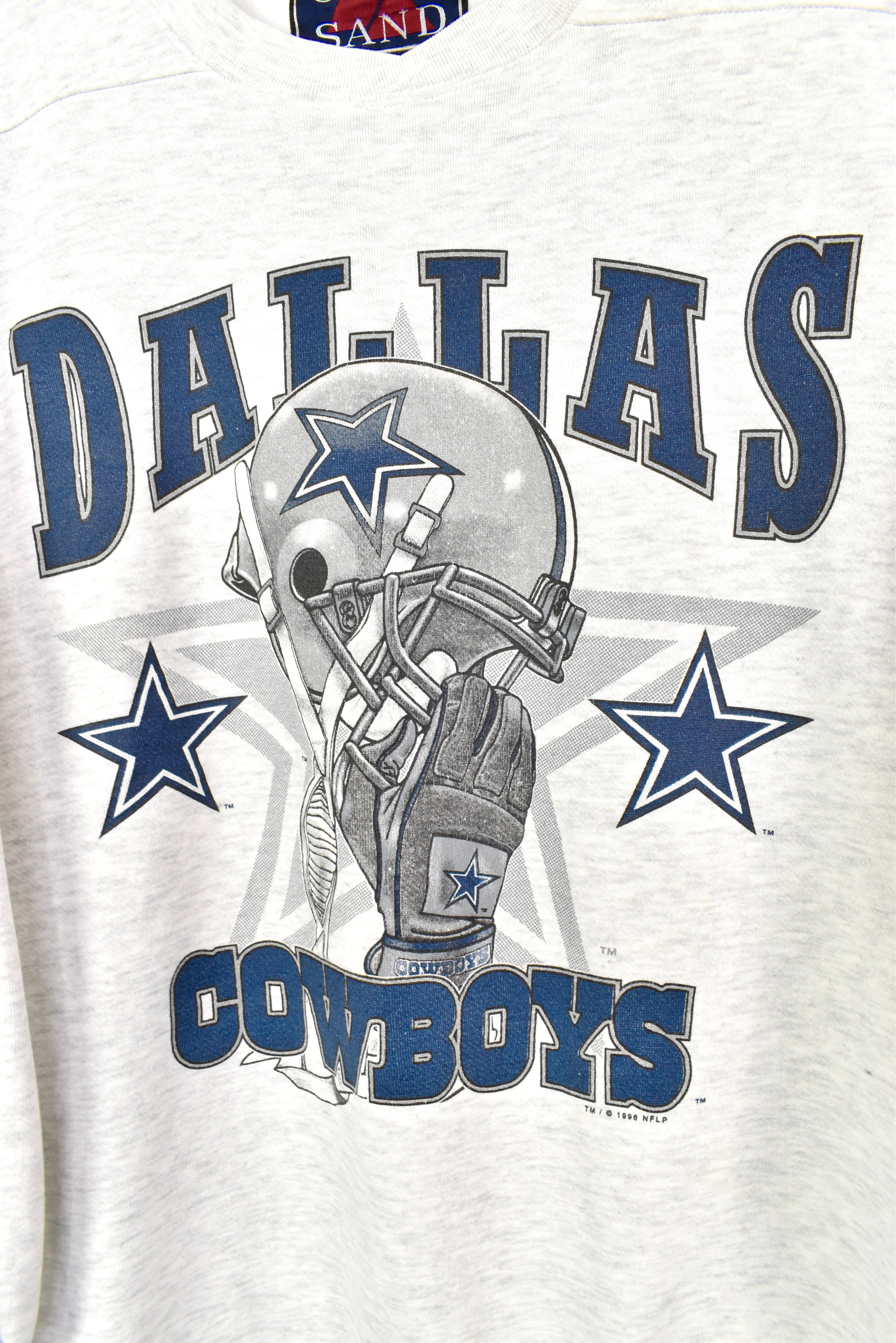 VINTAGE 1996 NFL DALLAS COWBOYS GREY SWEATSHIRT | XL PRO SPORT