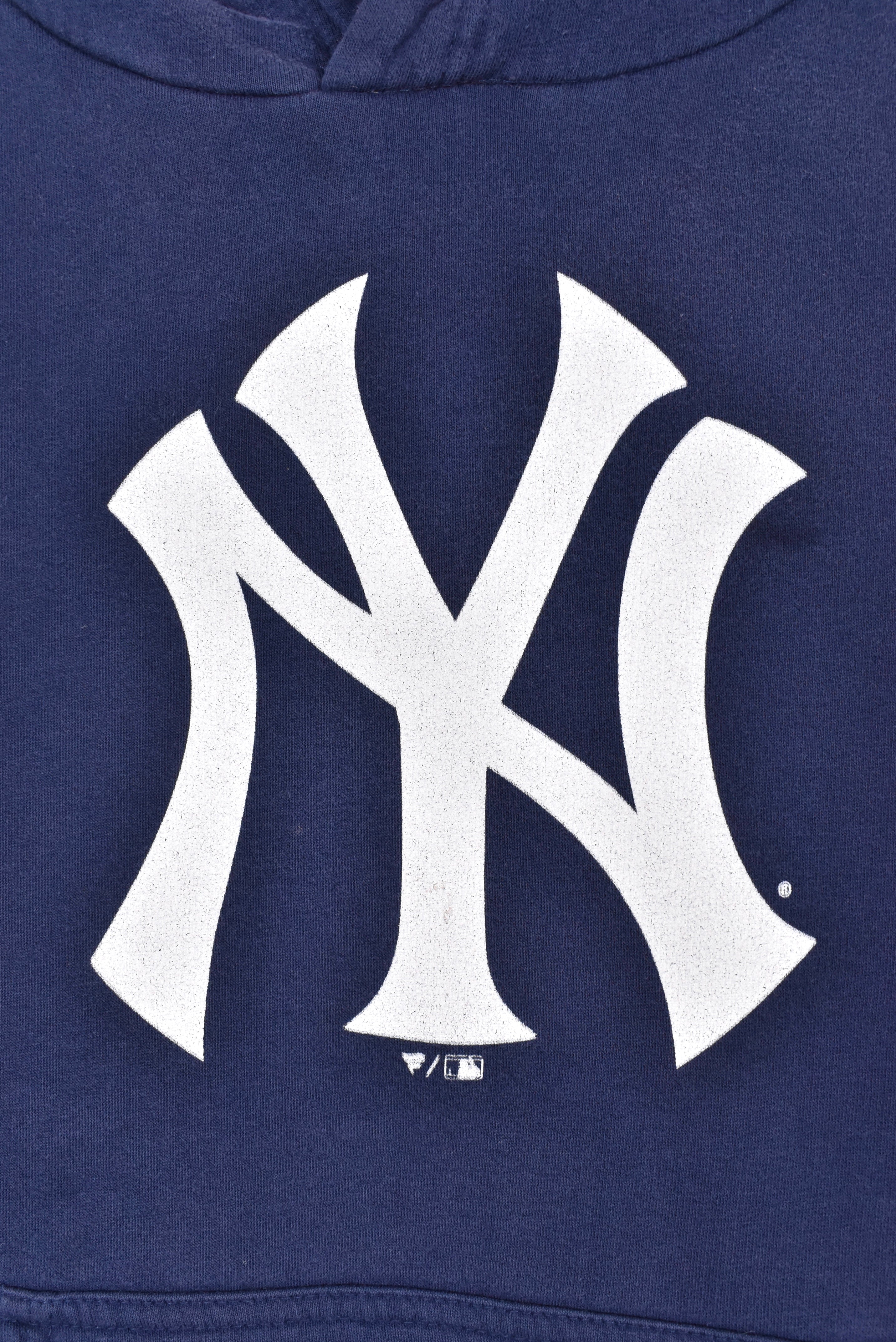 Vintage New York Yankees hoodie, MLB navy graphic sweatshirt - AU M PRO SPORT