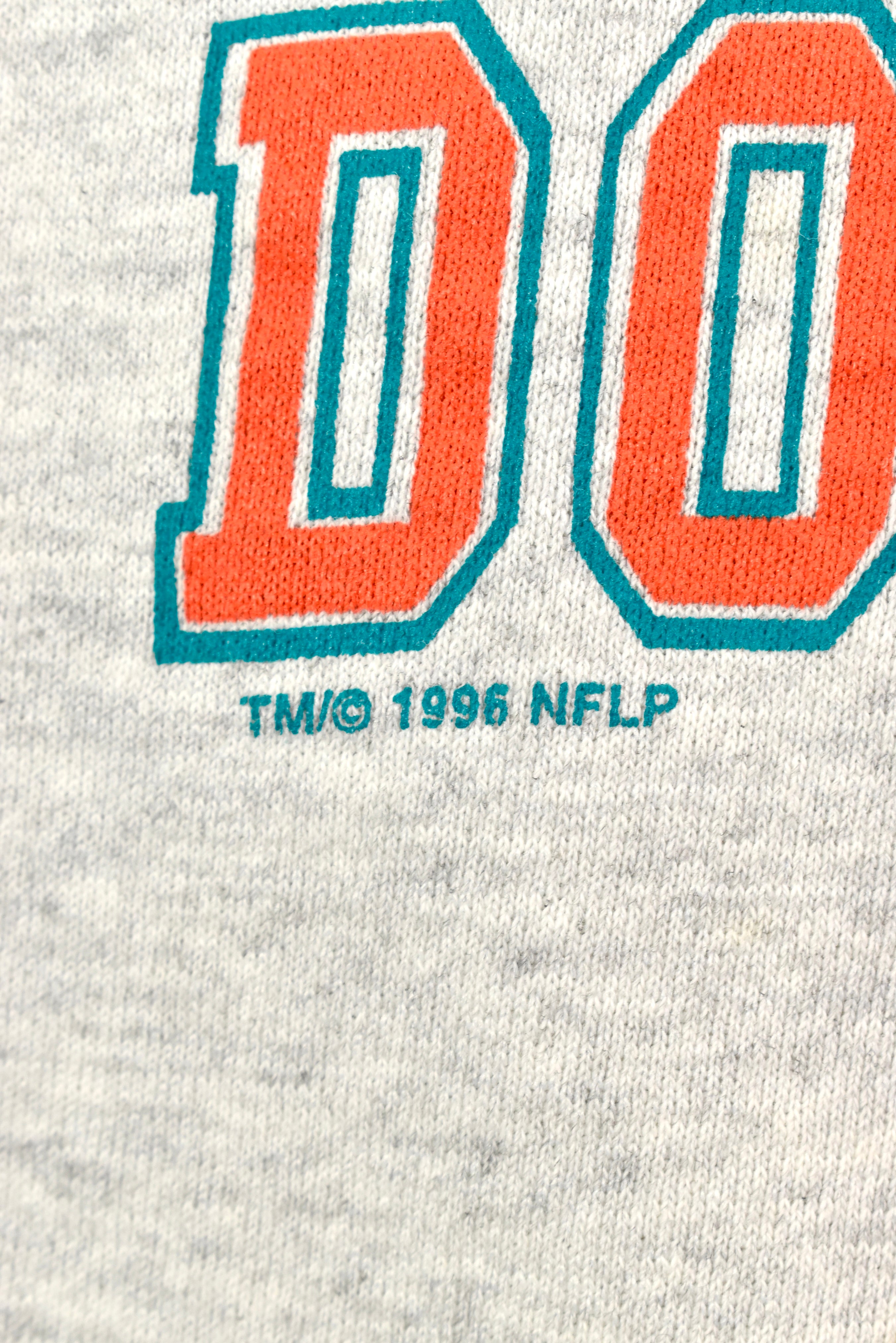 Vintage 1996 NFL Miami Dolphins grey sweatshirt | Medium PRO SPORT