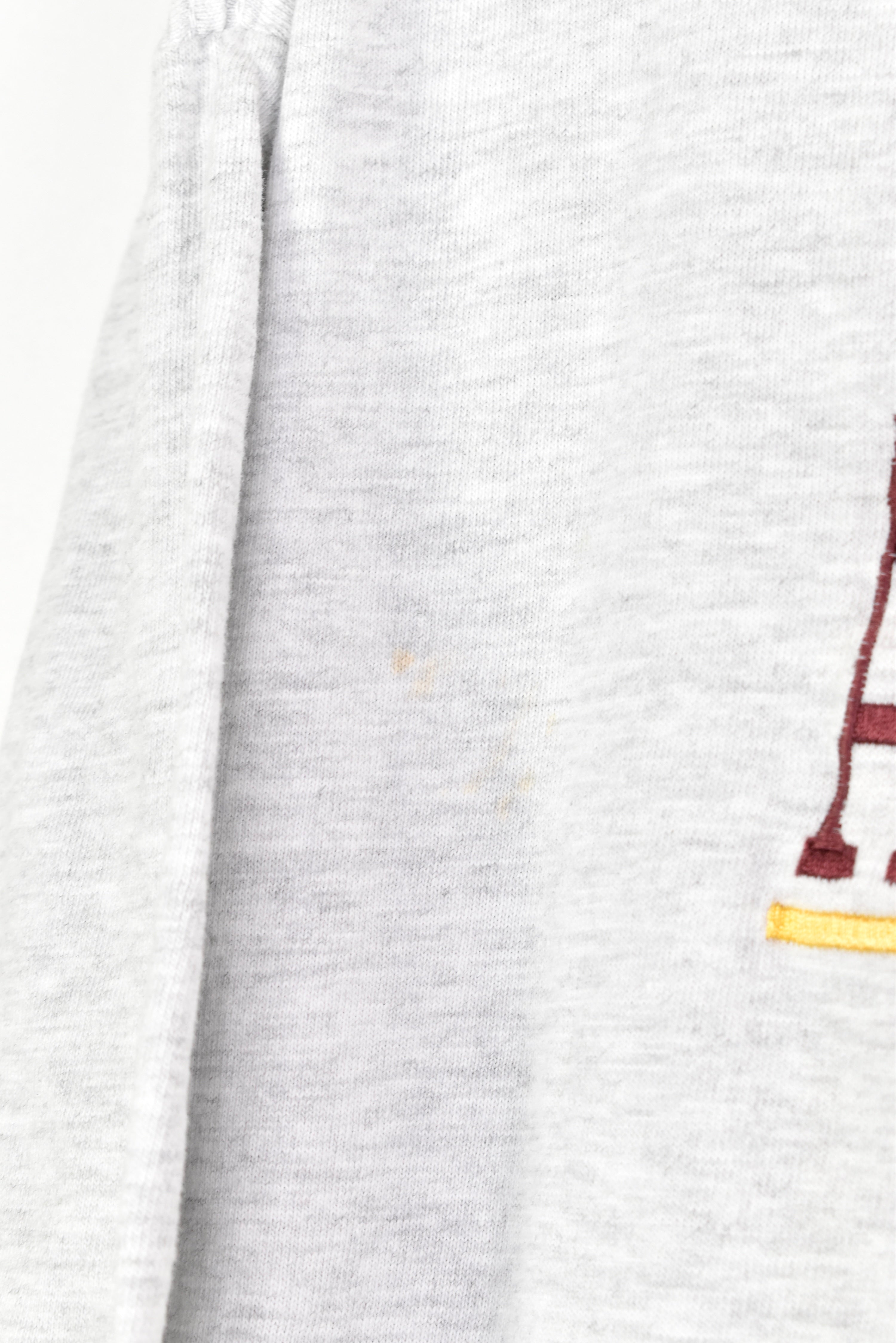 VINTAGE ARIZONA STATE UNIVERSITY EMBROIDERED GREY T-SHIRT | LARGE COLLEGE
