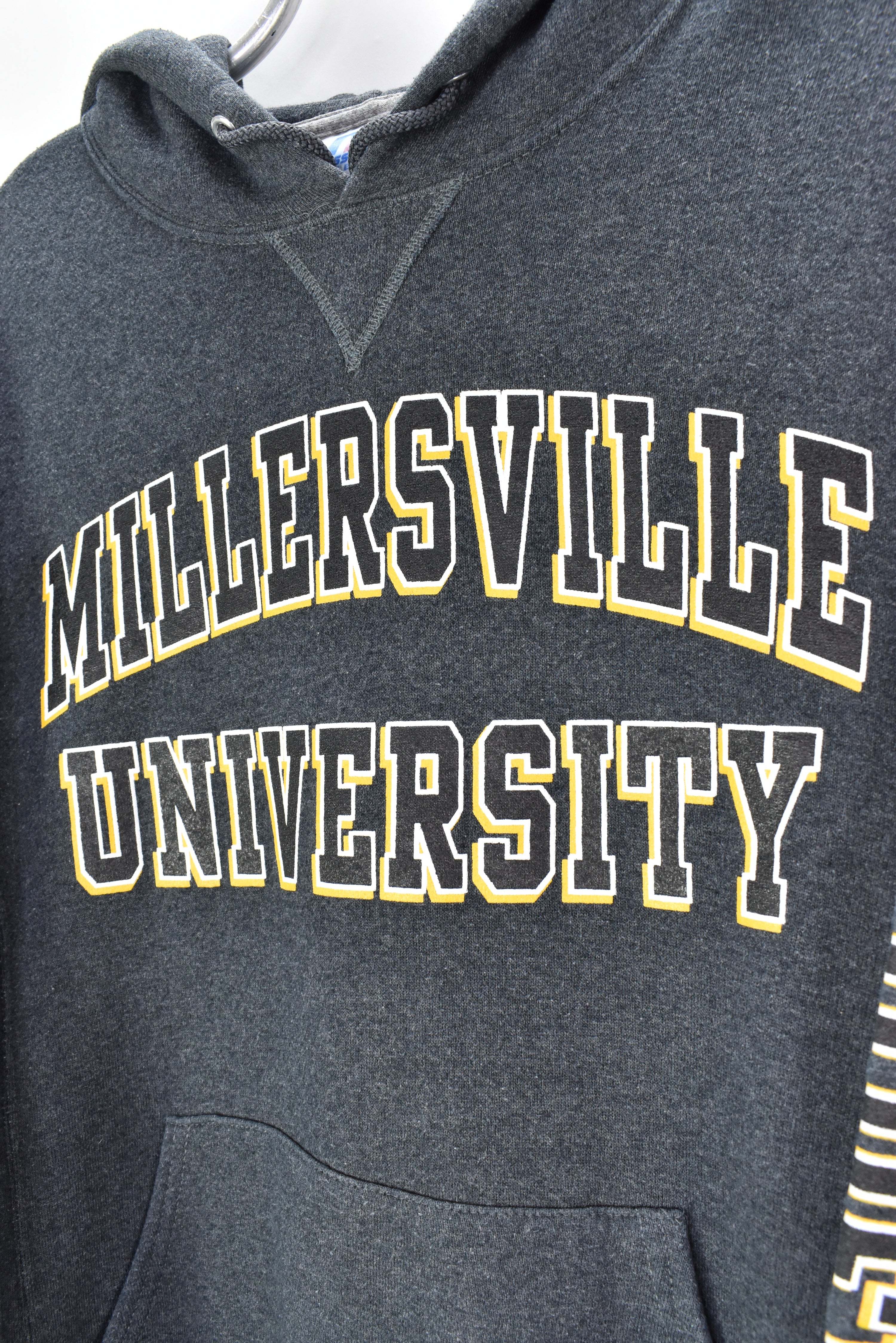 VINTAGE MILLERSVILLE UNIVERSITY GREY HOODIE | SMALL COLLEGE