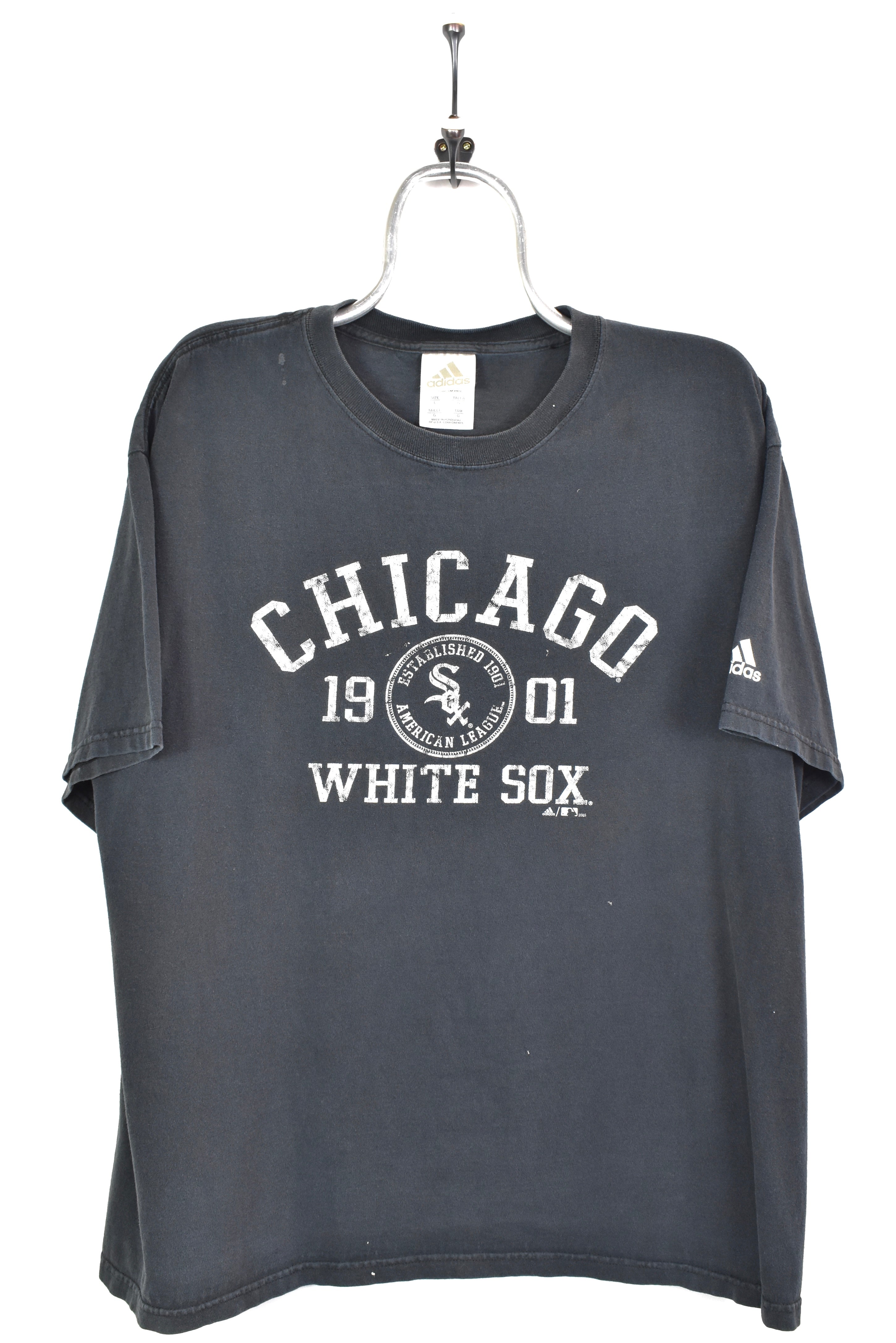 VINTAGE MLB CHICAGO WHITE SOX BLACK T-SHIRT | LARGE PRO SPORT