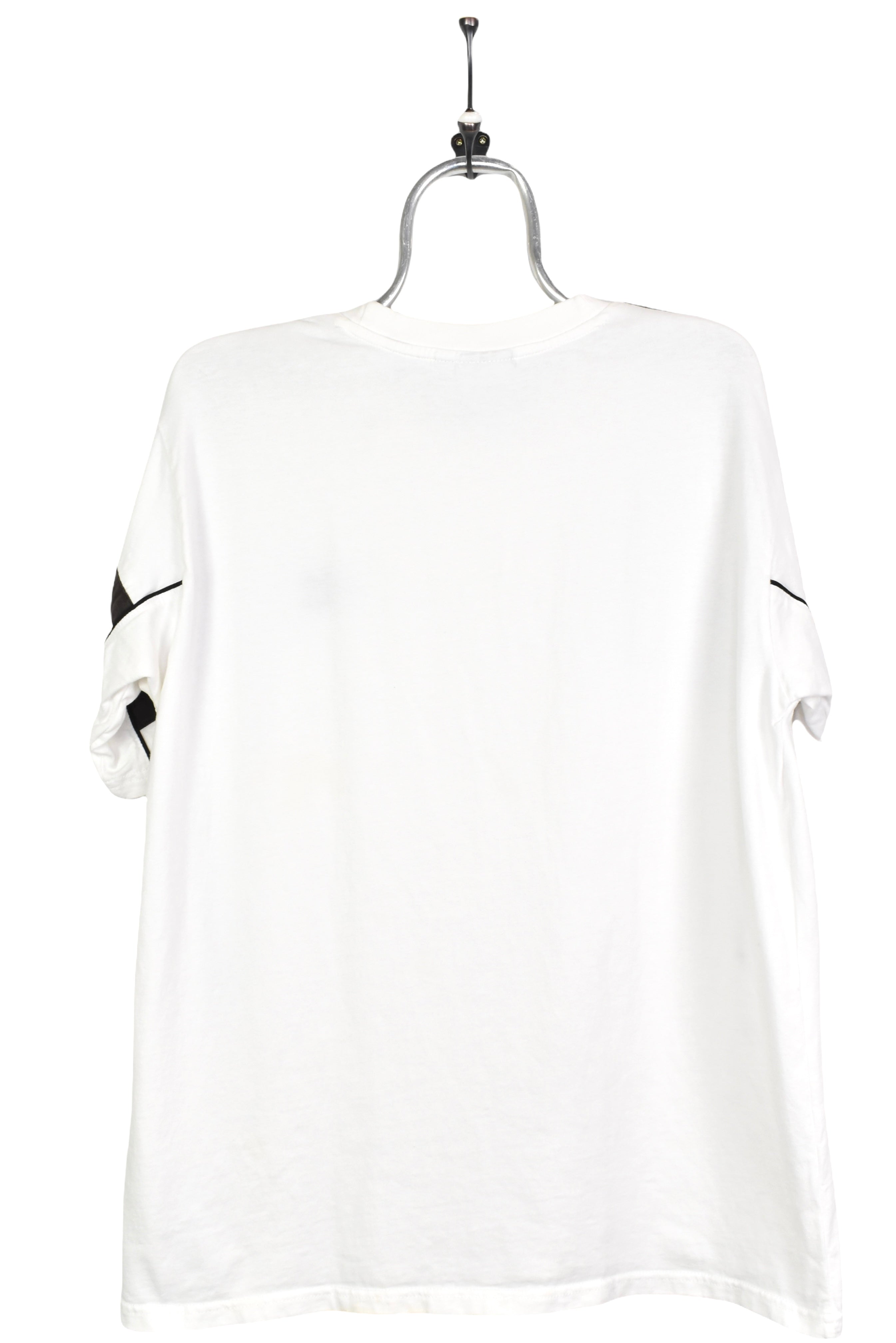 Vintage Adidas shirt, embroidered tee - large, white ADIDAS