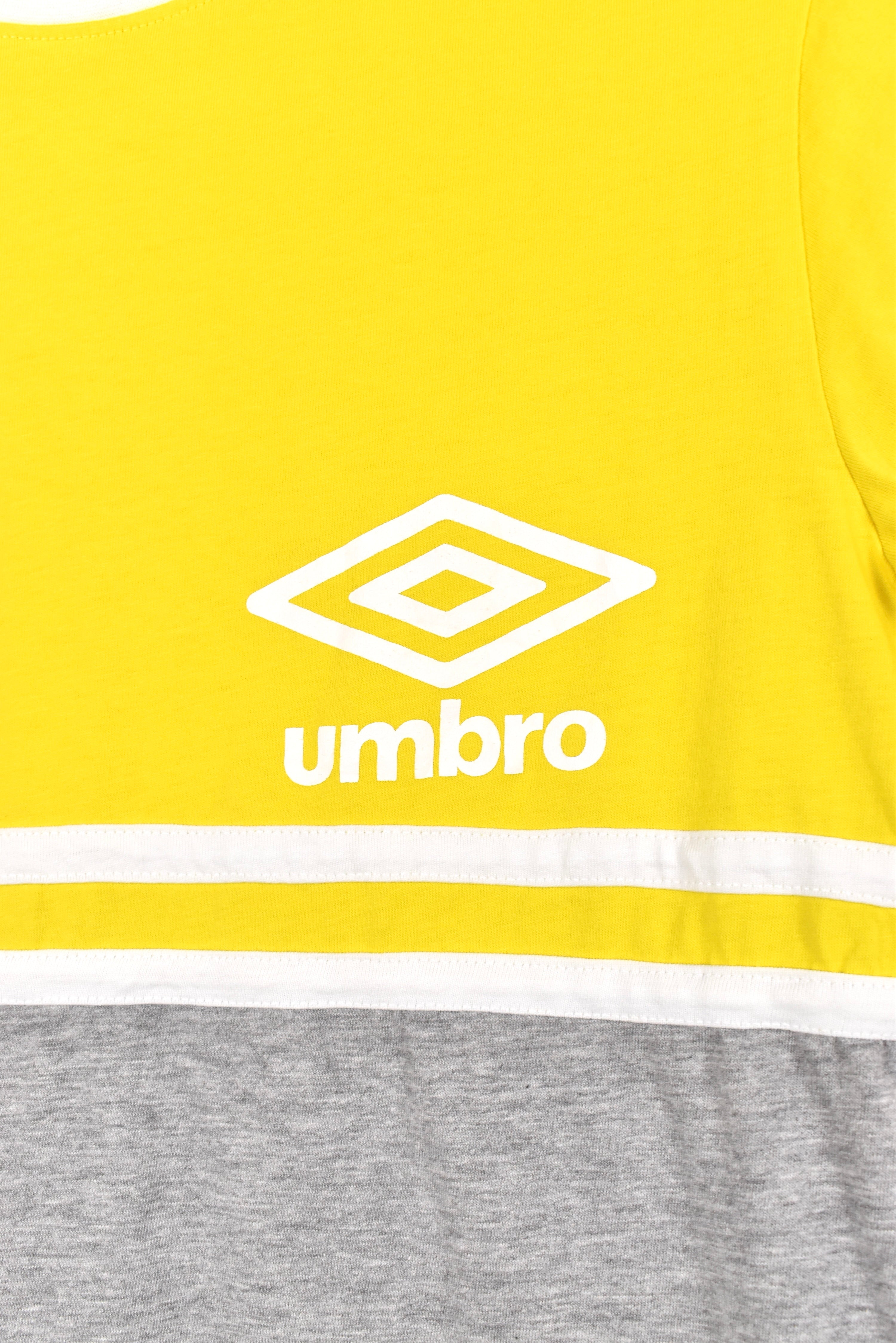 Women's vintage Umbro shirt, yellow graphic tee - AU M NIKE