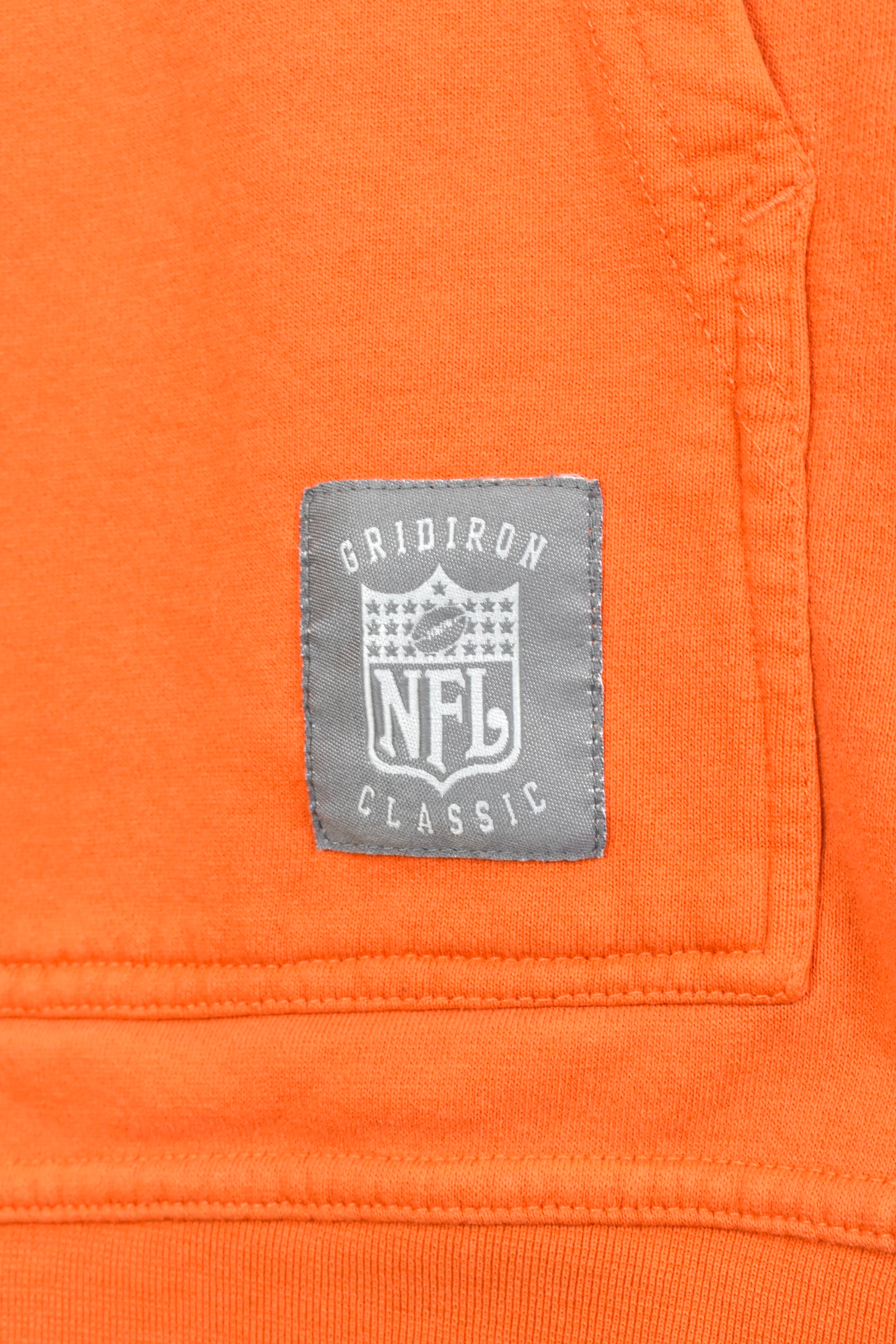 Vintage Chicago Bears hoodie, NFL orange embroidered sweatshirt - AU XXL PRO SPORT