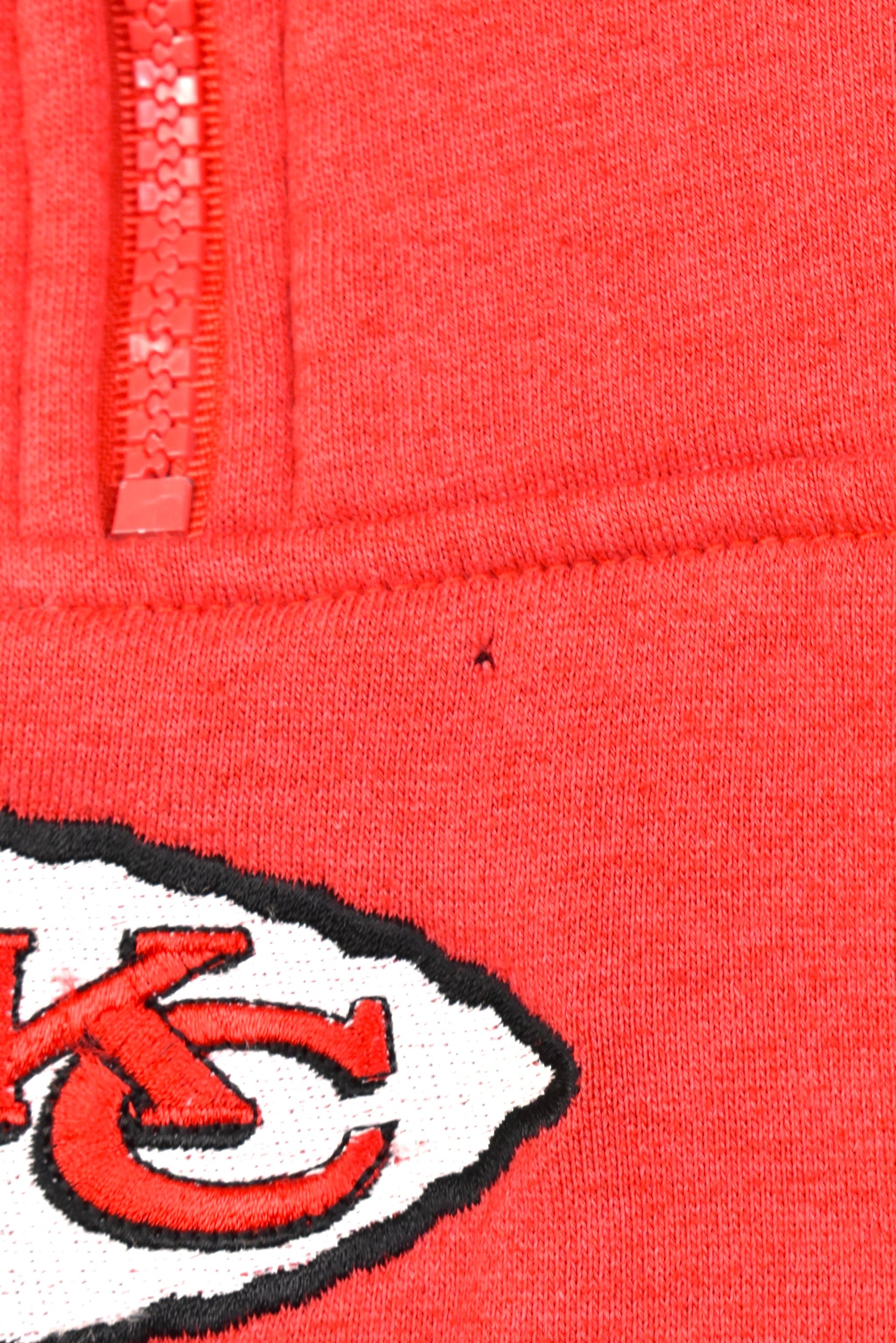 Vintage Kansas City Chiefs sweatshirt , NFL 1/4 zip embroidered jumper - AU XL PRO SPORT