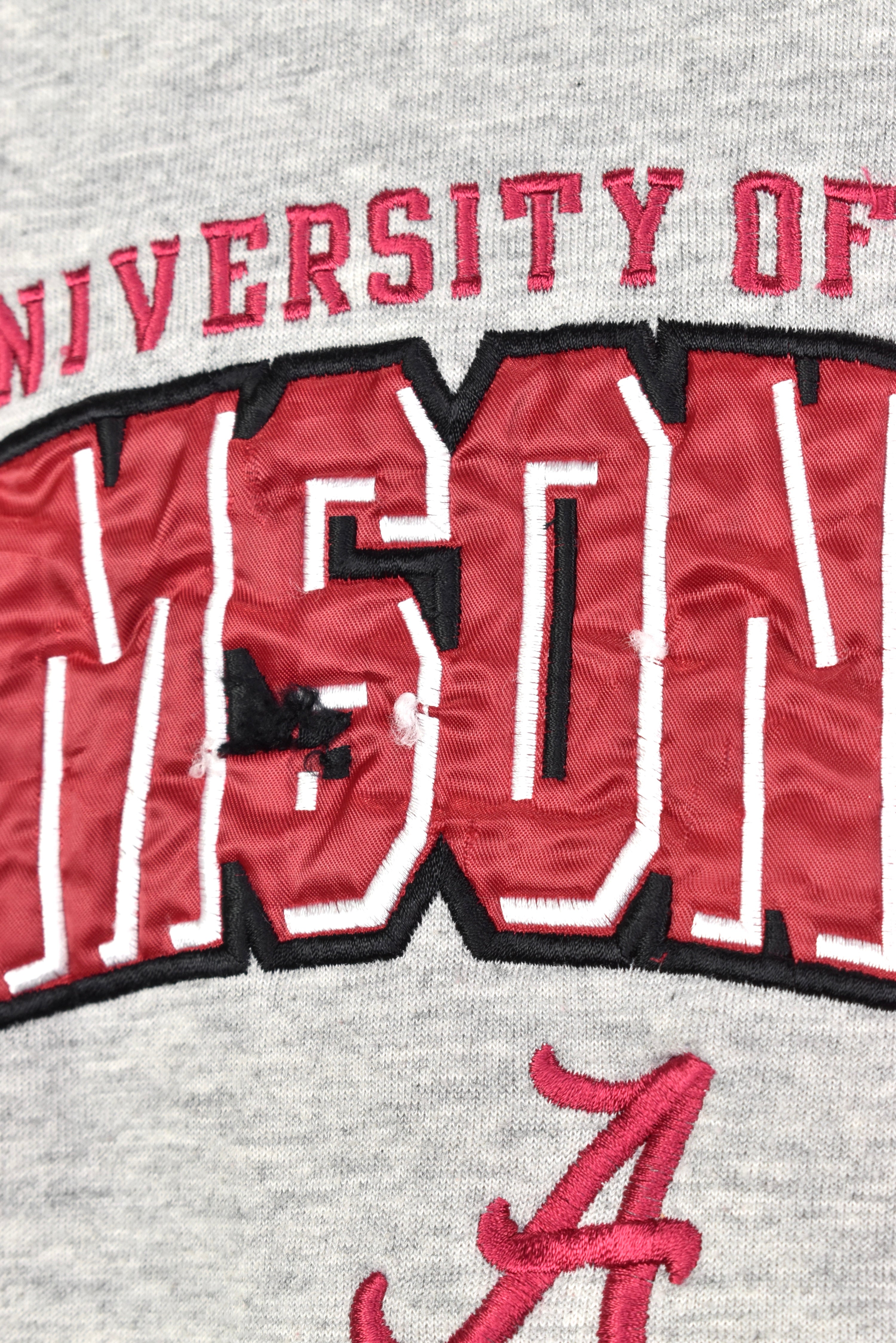 Vintage University of Alabama hoodie, pullover embroidered sweatshirt - small, grey COLLEGE