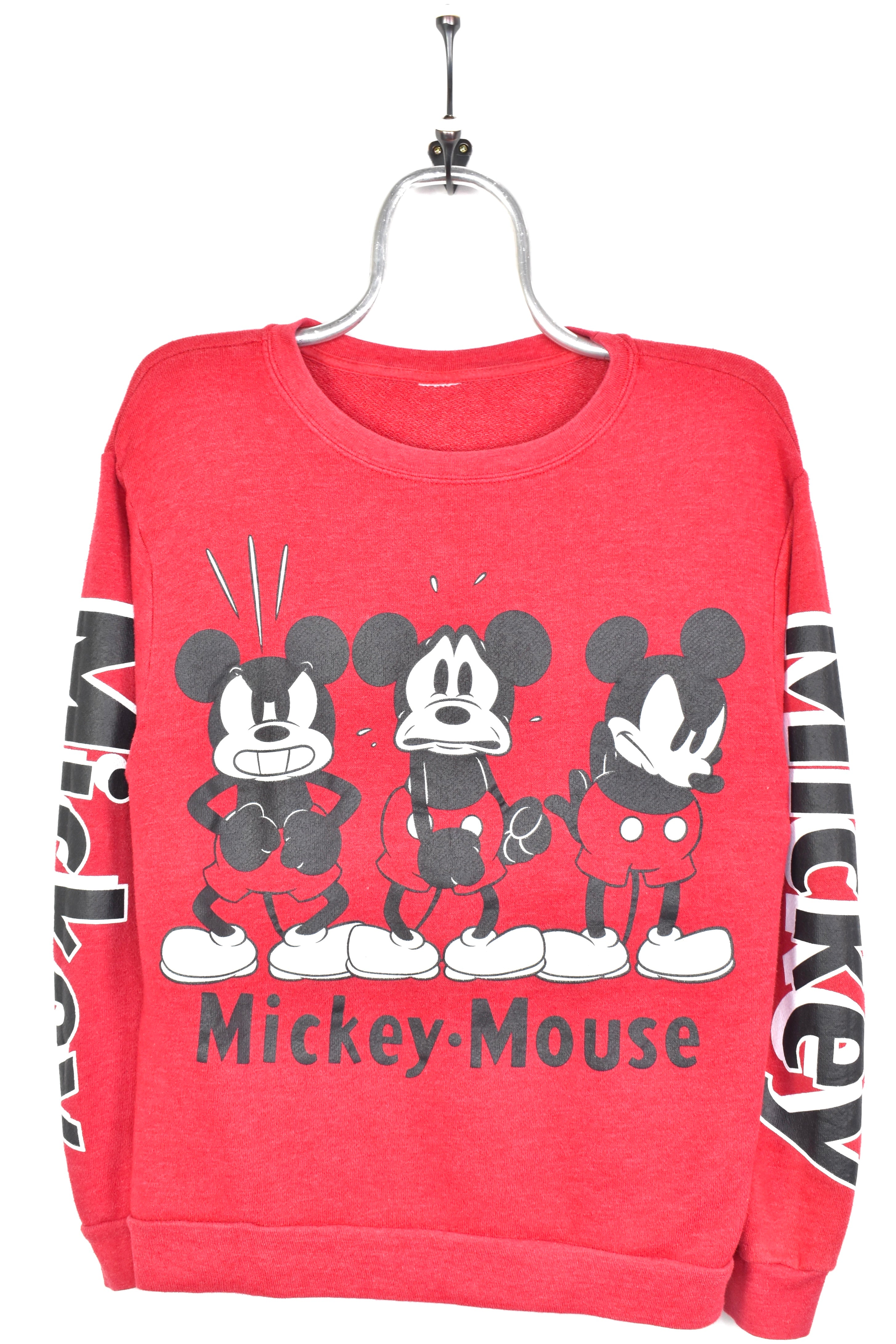 VINTAGE DISNEY MICKEY MOUSE RED SWEATSHIRT | MEDIUM DISNEY / CARTOON