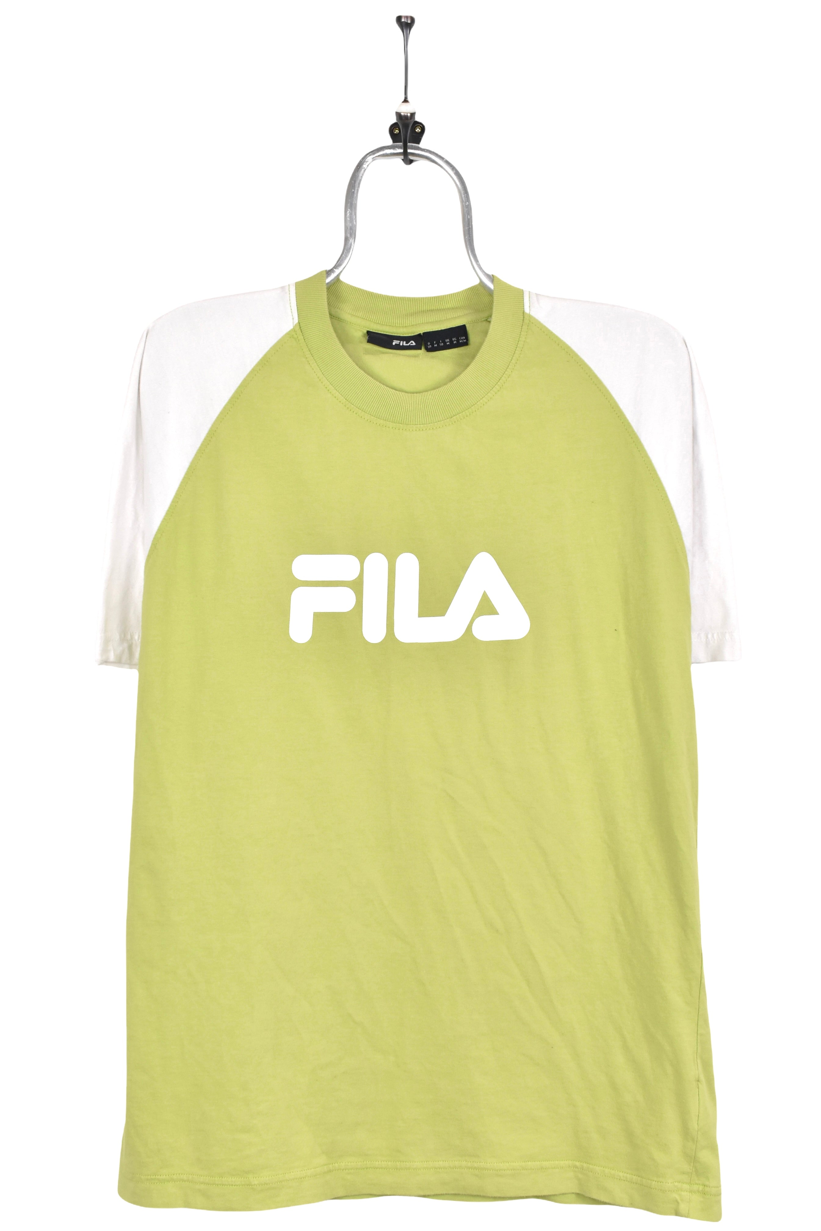 Vintage Fila shirt, green graphic tee - AU M FILA