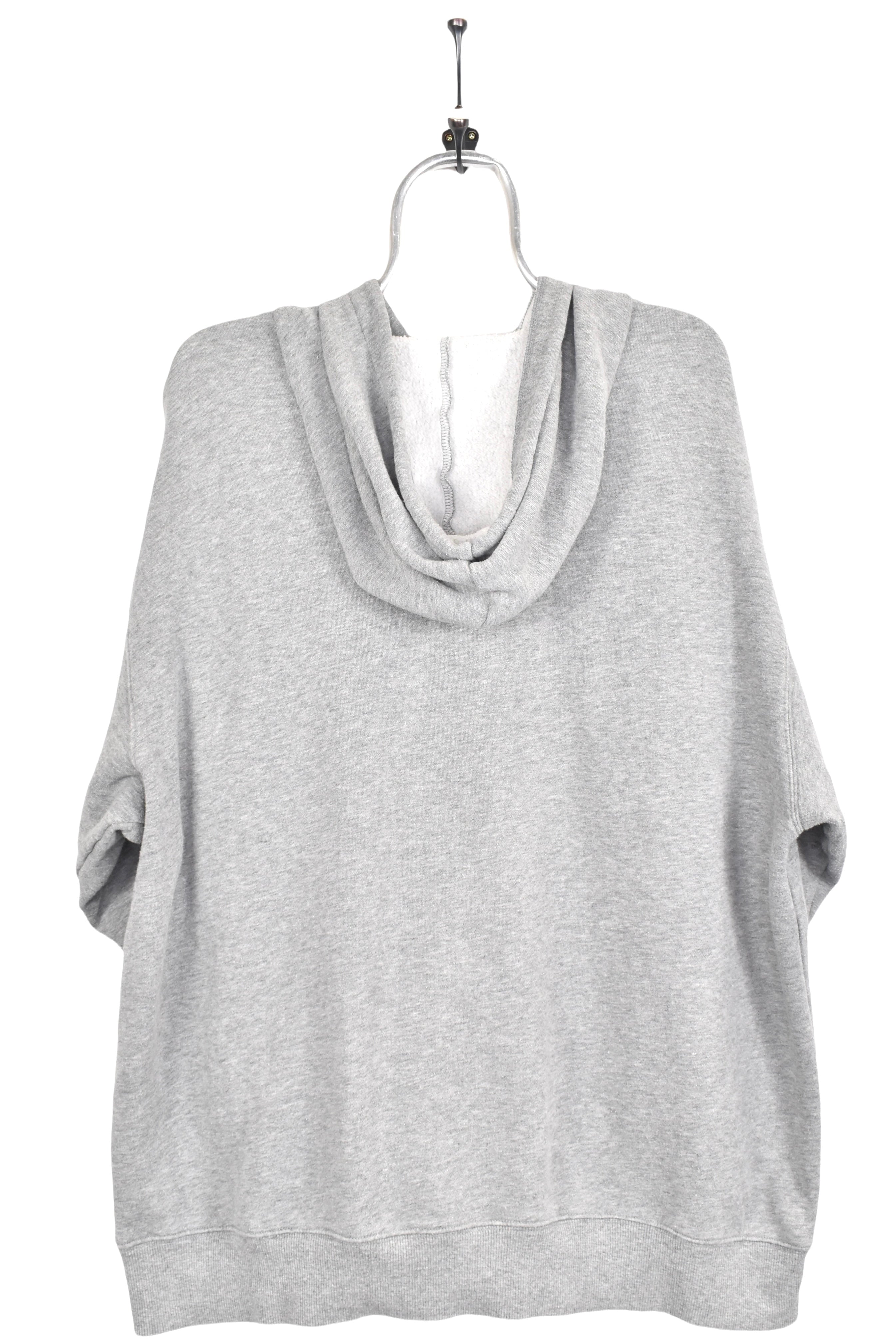 Vintage Adidas hoodie, grey embroidered sweatshirt - AU XL ADIDAS