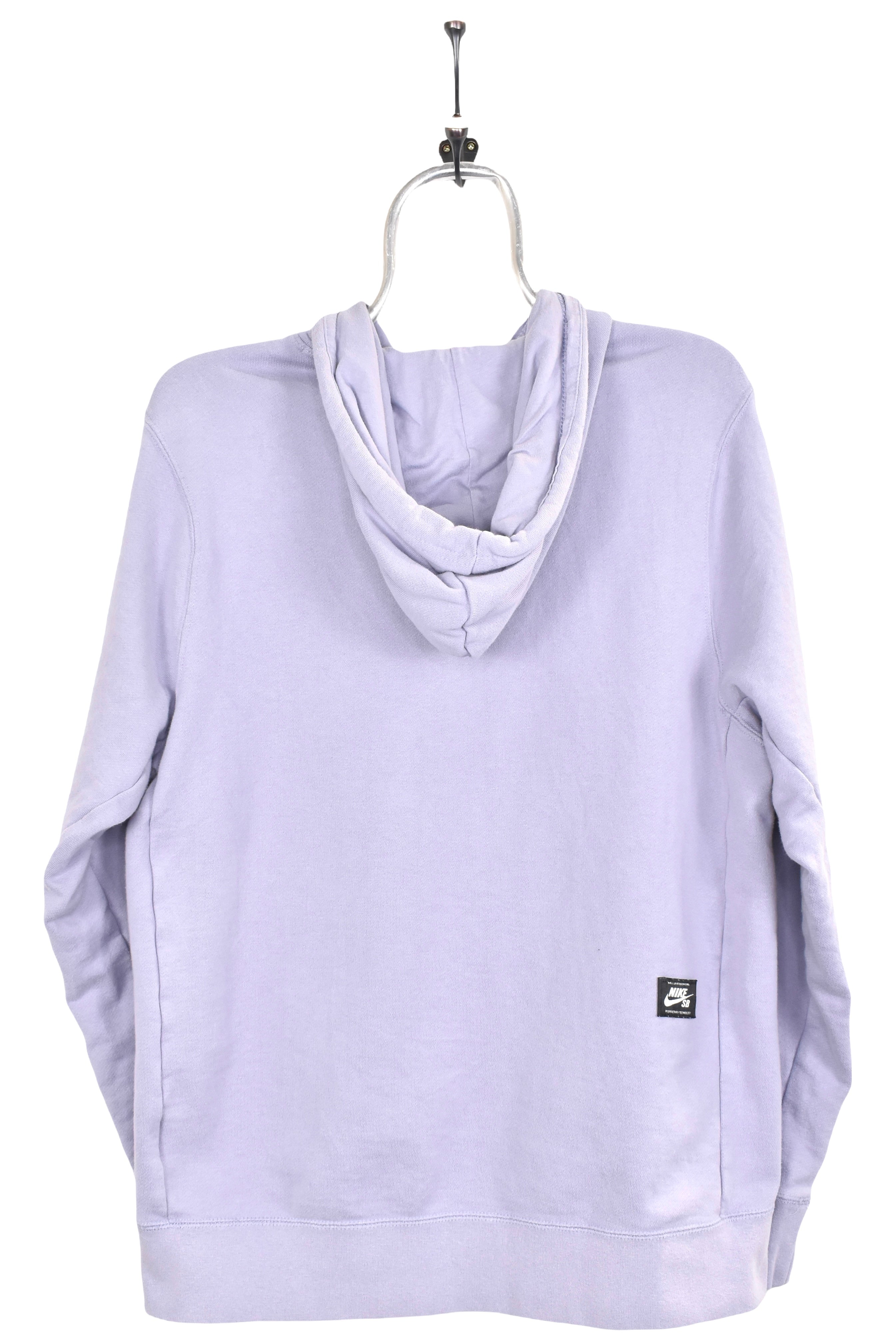 Women's vintage Nike hoodie, purple embroidered sweatshirt - AU Large NIKE