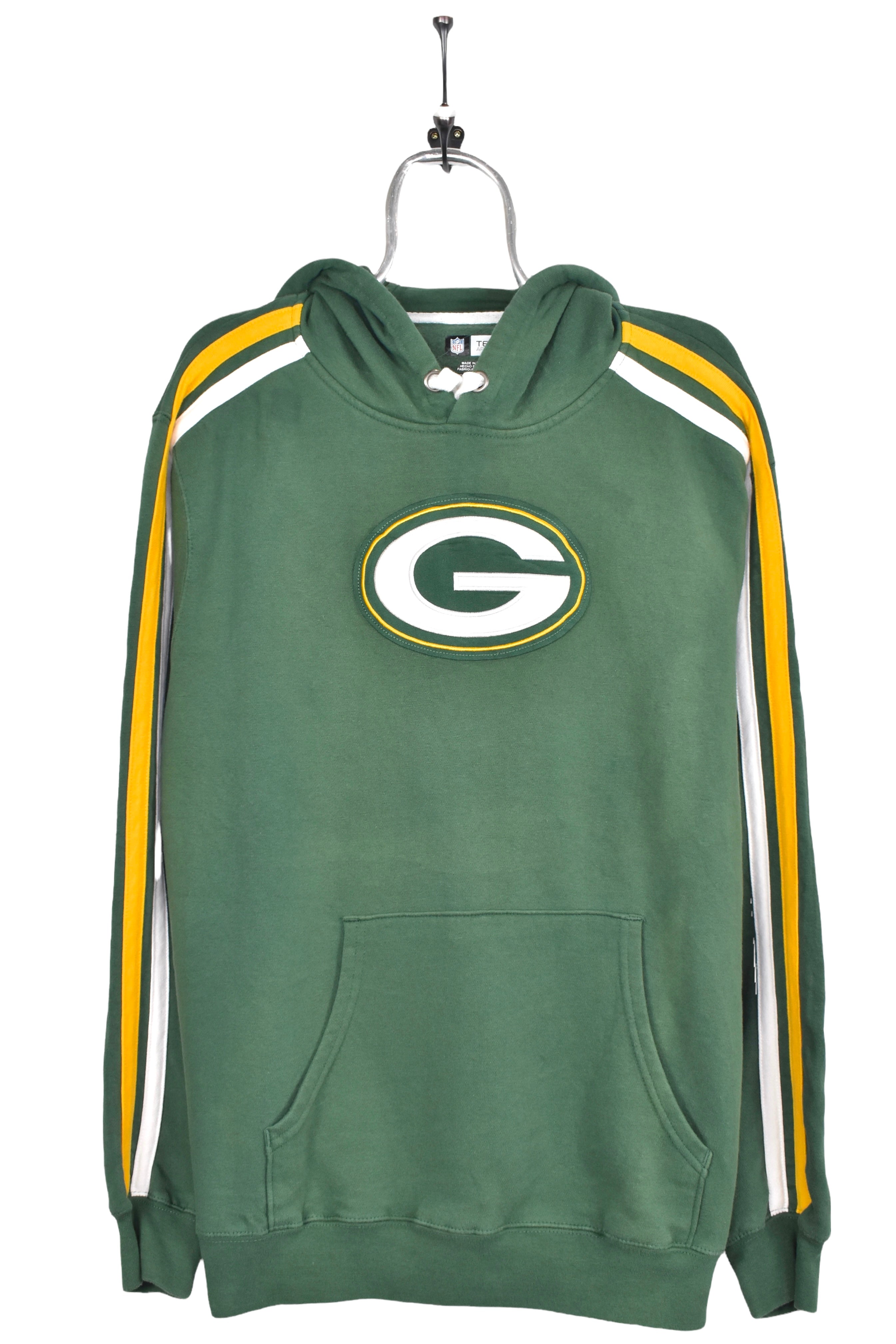 Vintage Green Bay Packers hoodie, NFL green embroidered sweatshirt - AU Large PRO SPORT